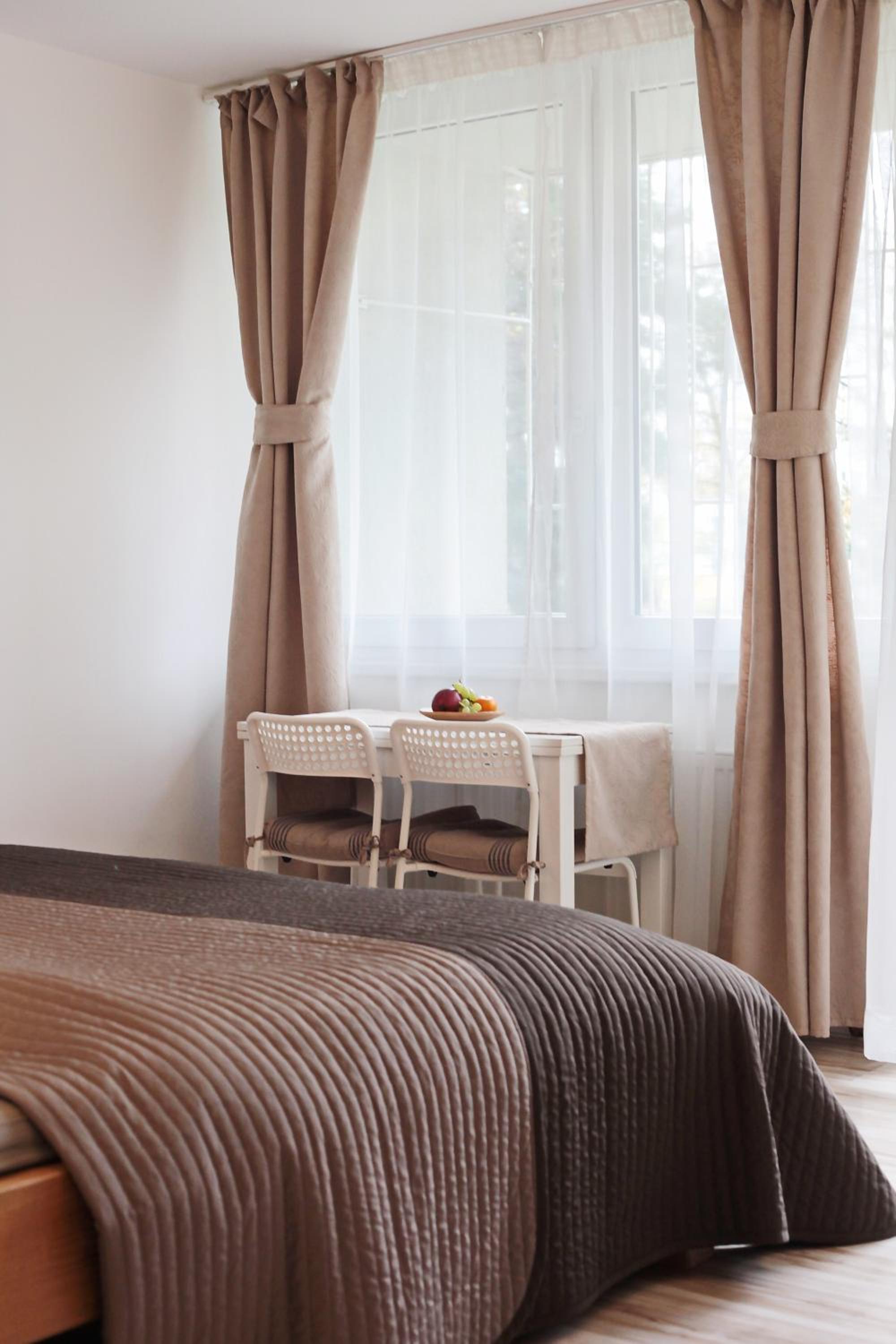 Two-Bedroom Apartment with Balcony and A/C
