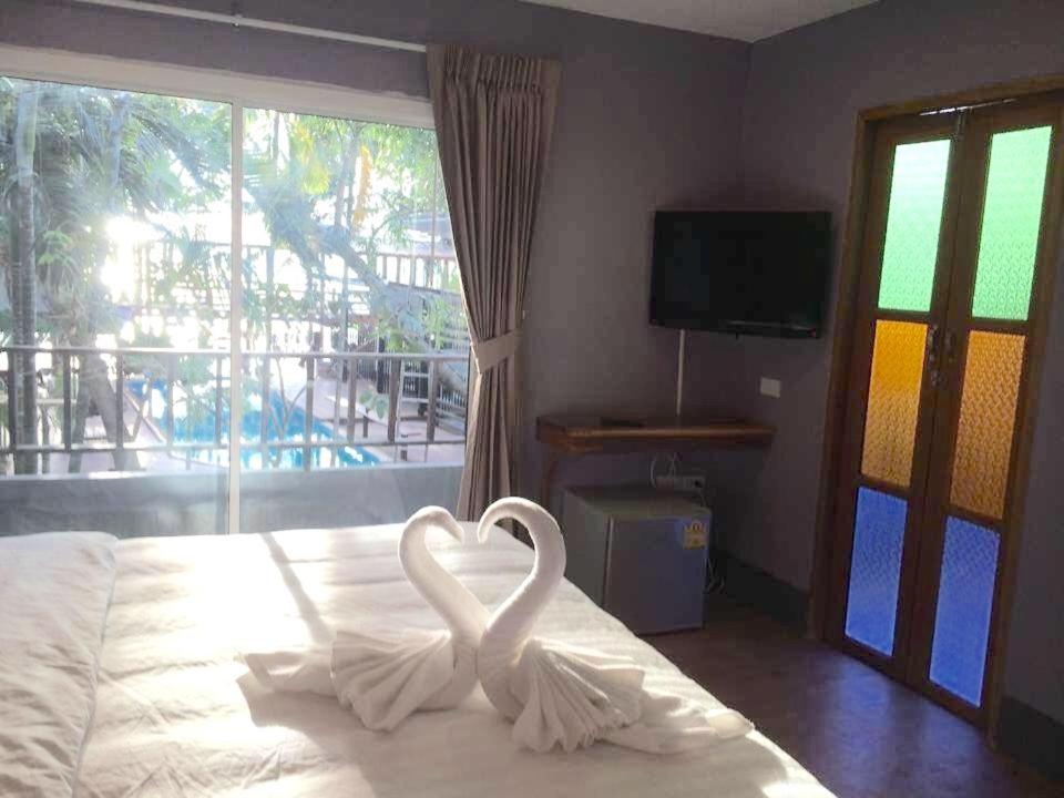 带阳台的豪华双人房