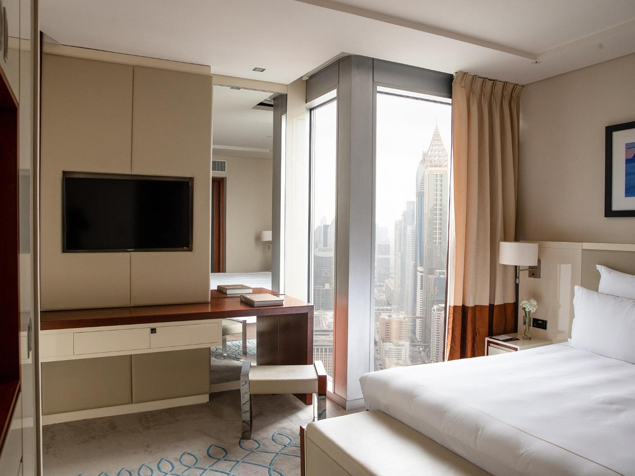 Junior Suite with Panoramic Skyline Views, Direct Connectivity to Museum of The Future, Complimentary Breakfast, Signature Afternoon Tea, Evening Sundowners, Soft Refreshments and Canapes