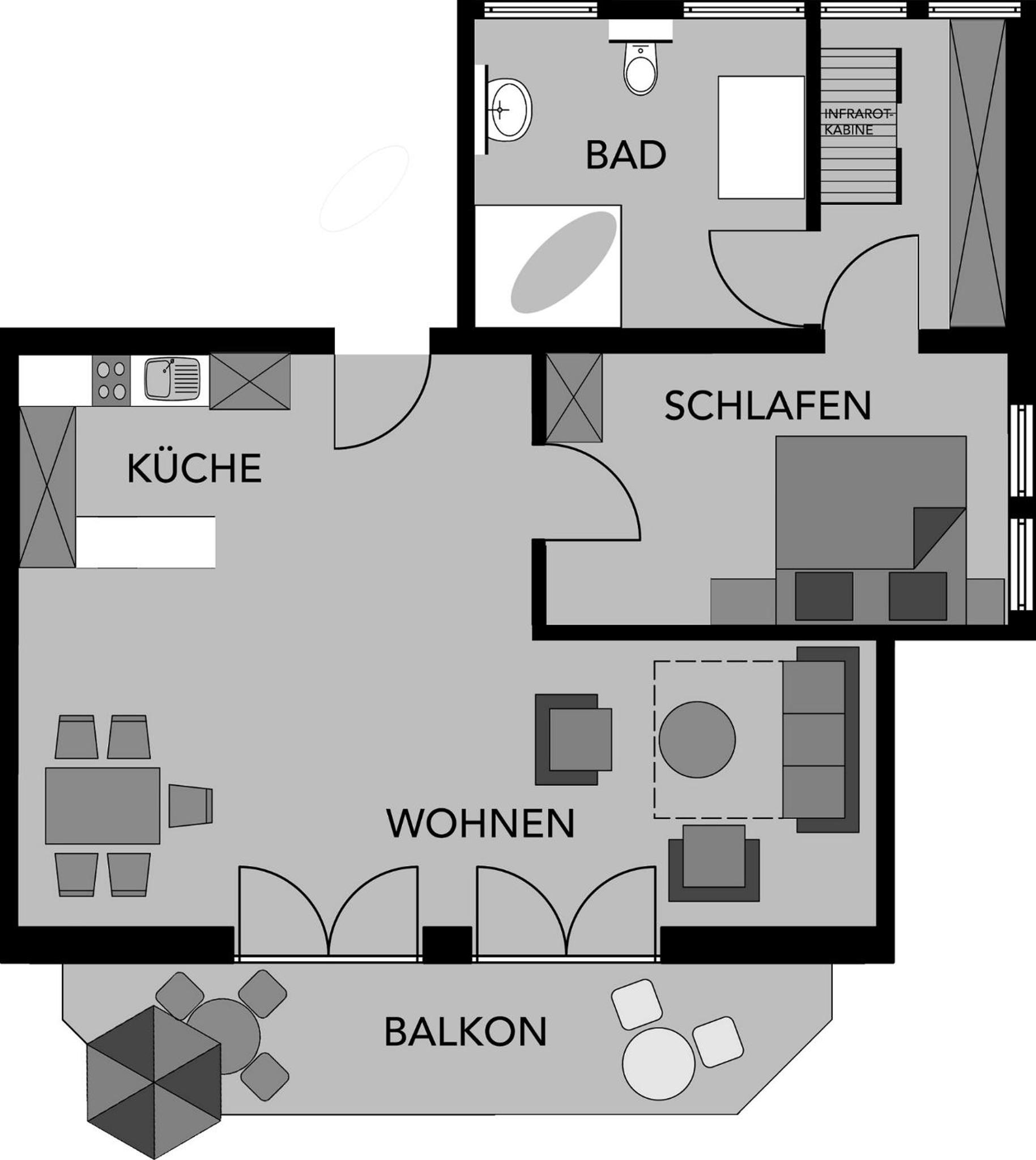 Apartment with Mountain View photo 2