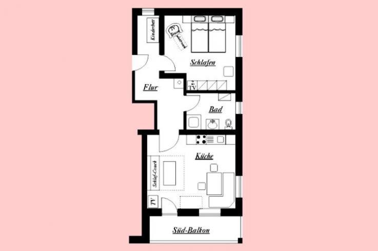 One-Bedroom Apartment photo 3