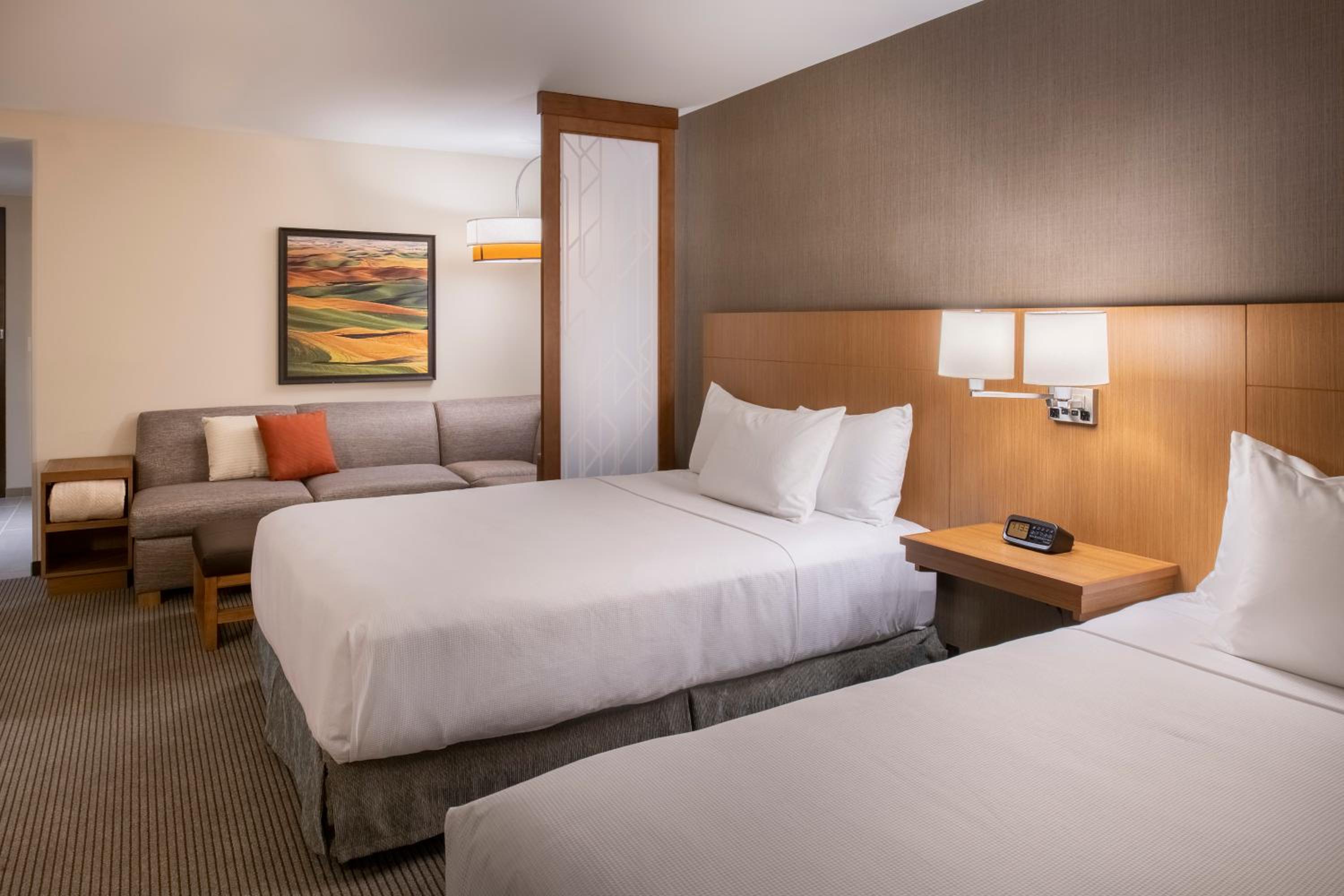 Queen Room with Two Queen Beds, Sofa Bed and Roll-in Shower - Disability Access