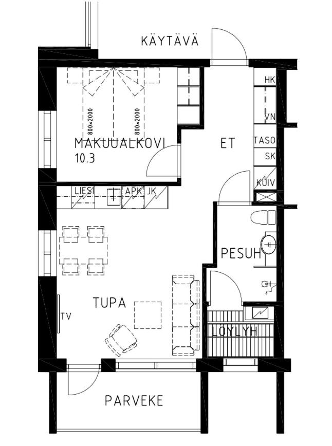 One-Bedroom Apartment with Sauna - Photo 2