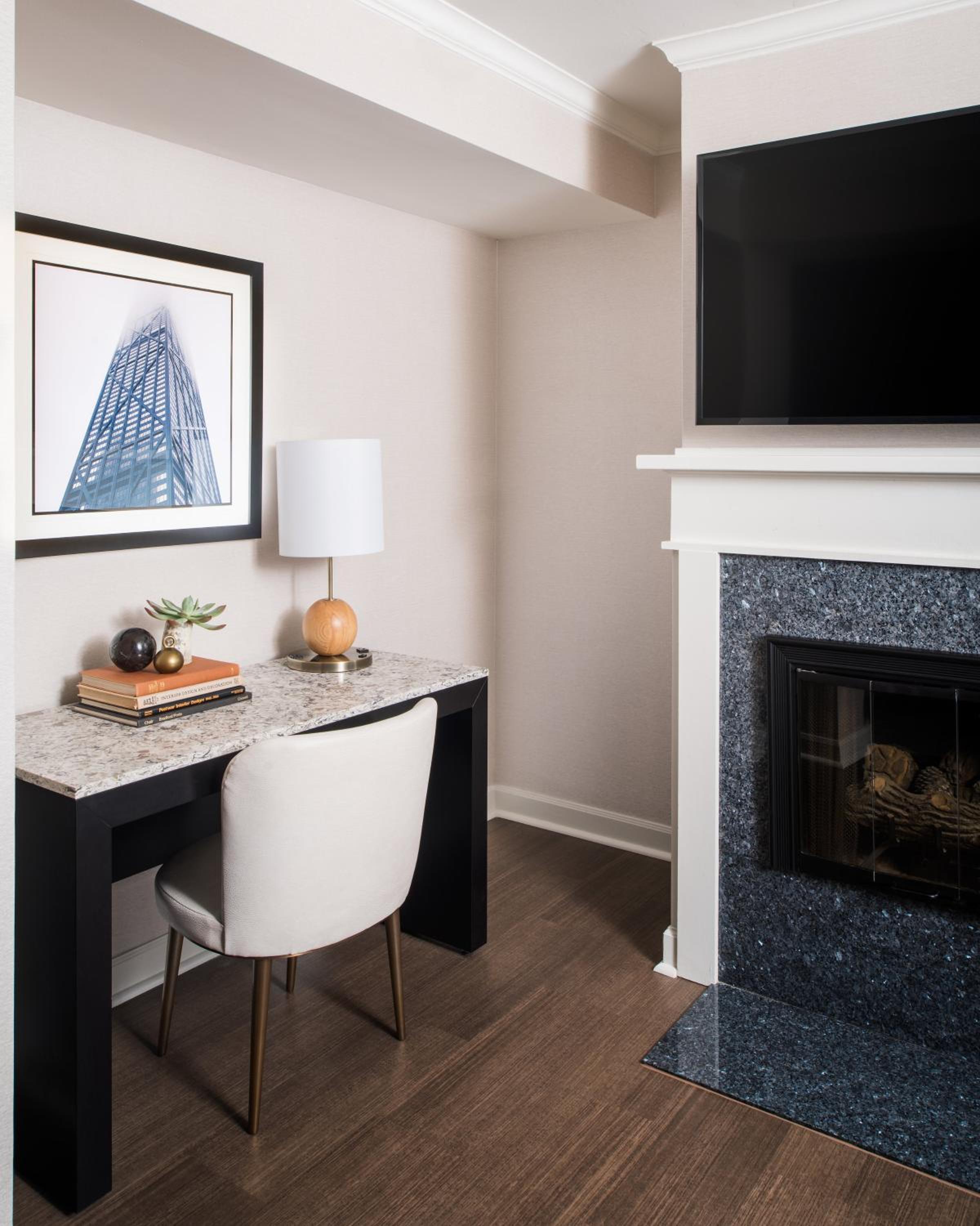 King Room with Fireplace