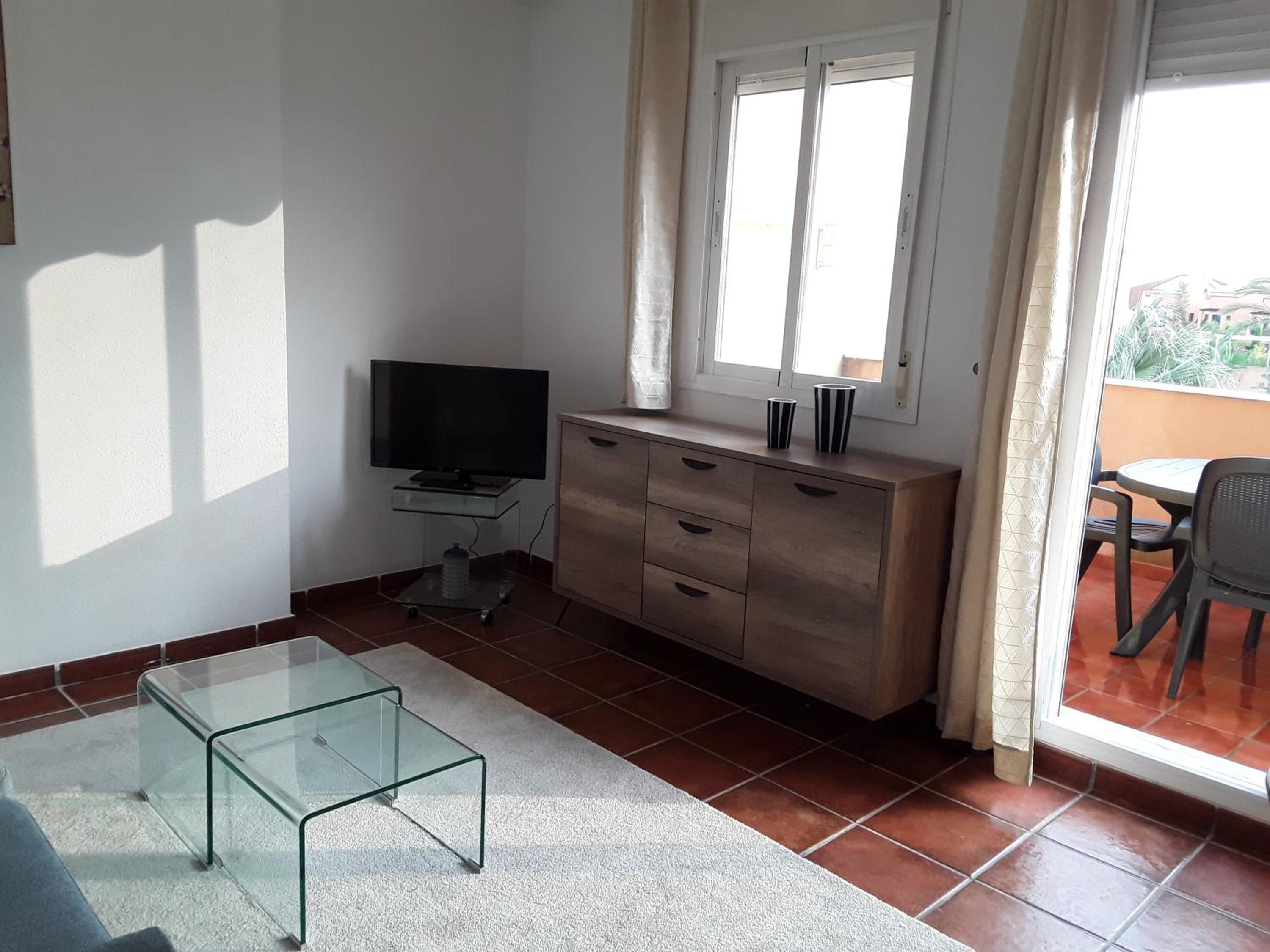 Apartamento con vista a la piscina
