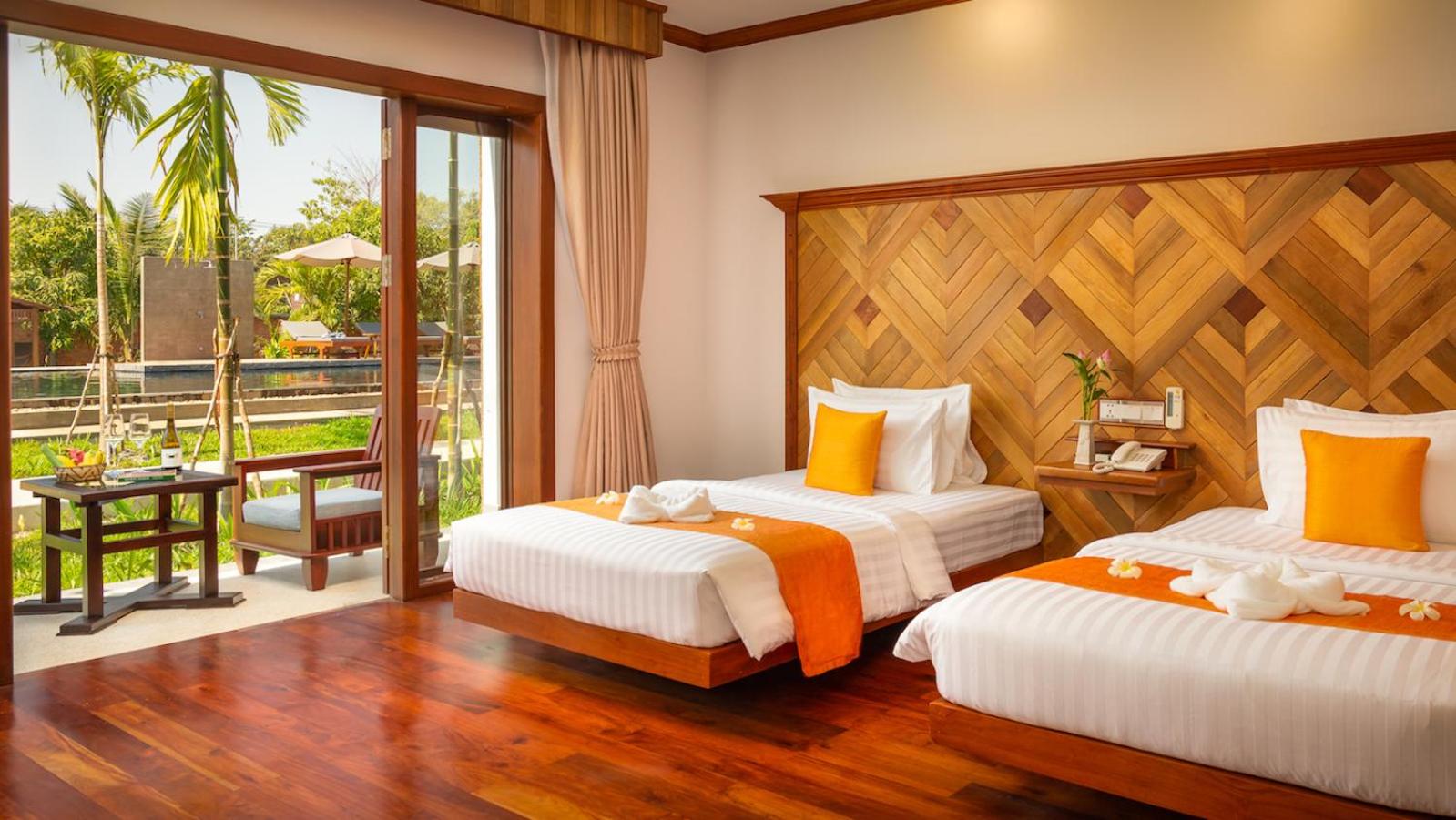 Deluxe Twin -Modern Style- Pool view with Private balcony photo 2