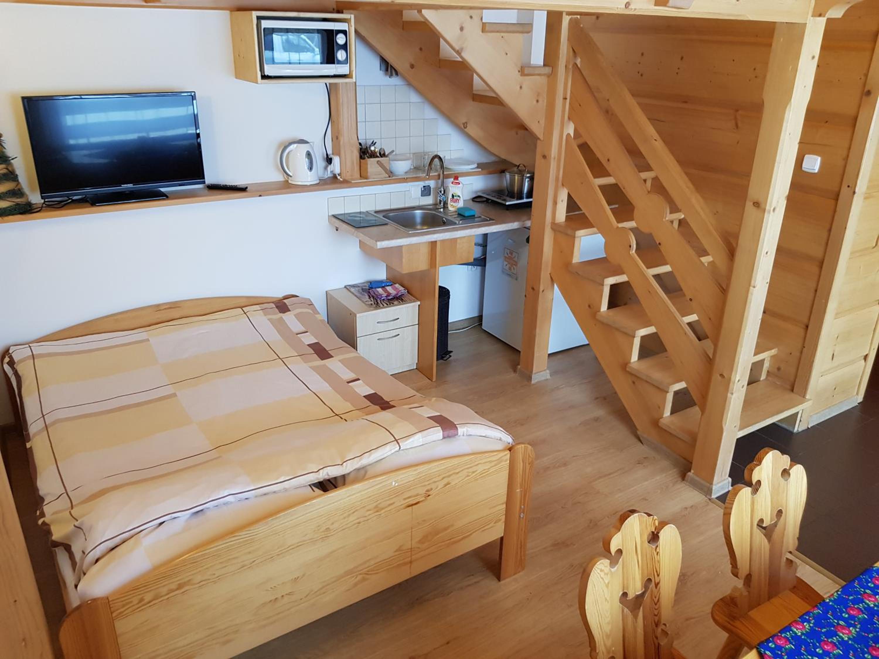 Studio with Mezzanine