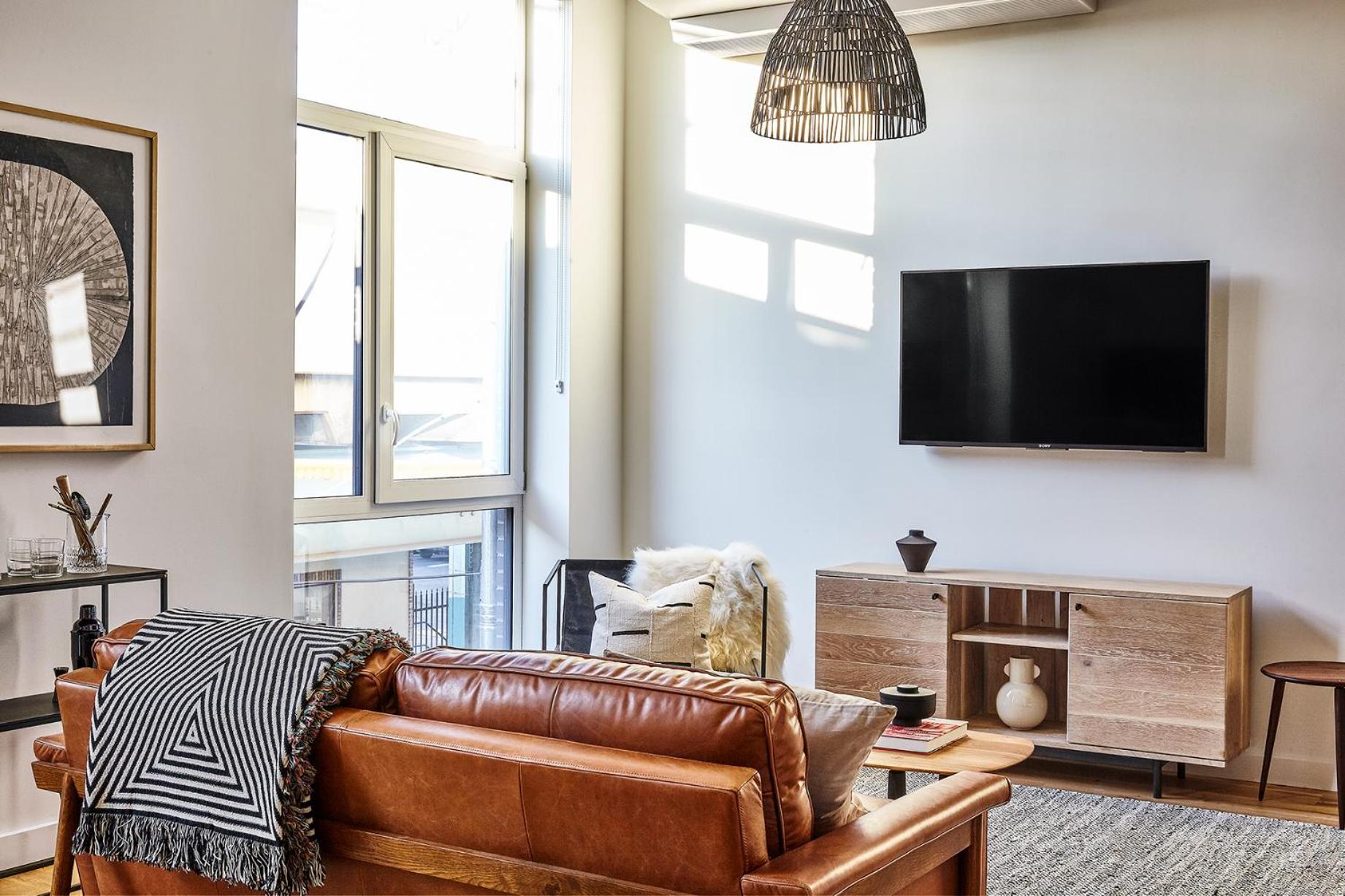 Second Floor Studio with Street View