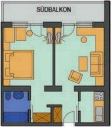 One-Bedroom Apartment With Balcony photo 2