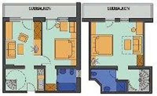 Duplex Two-Bedroom Apartment with South-Facing Balcony photo 2