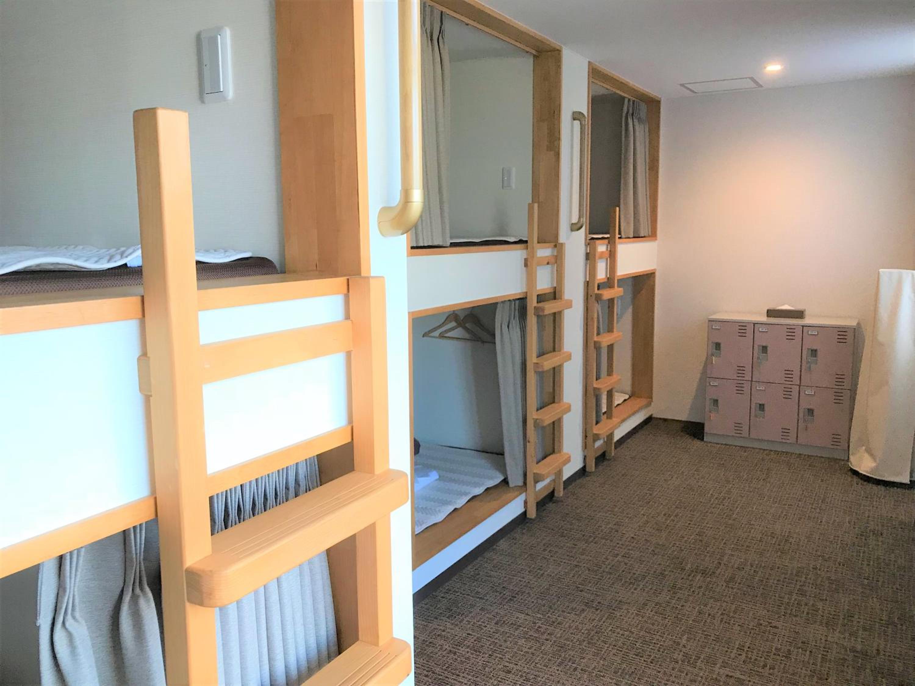 Capsule Double Bed in Mixed Dormitory Room with Shared Bathroom photo 1