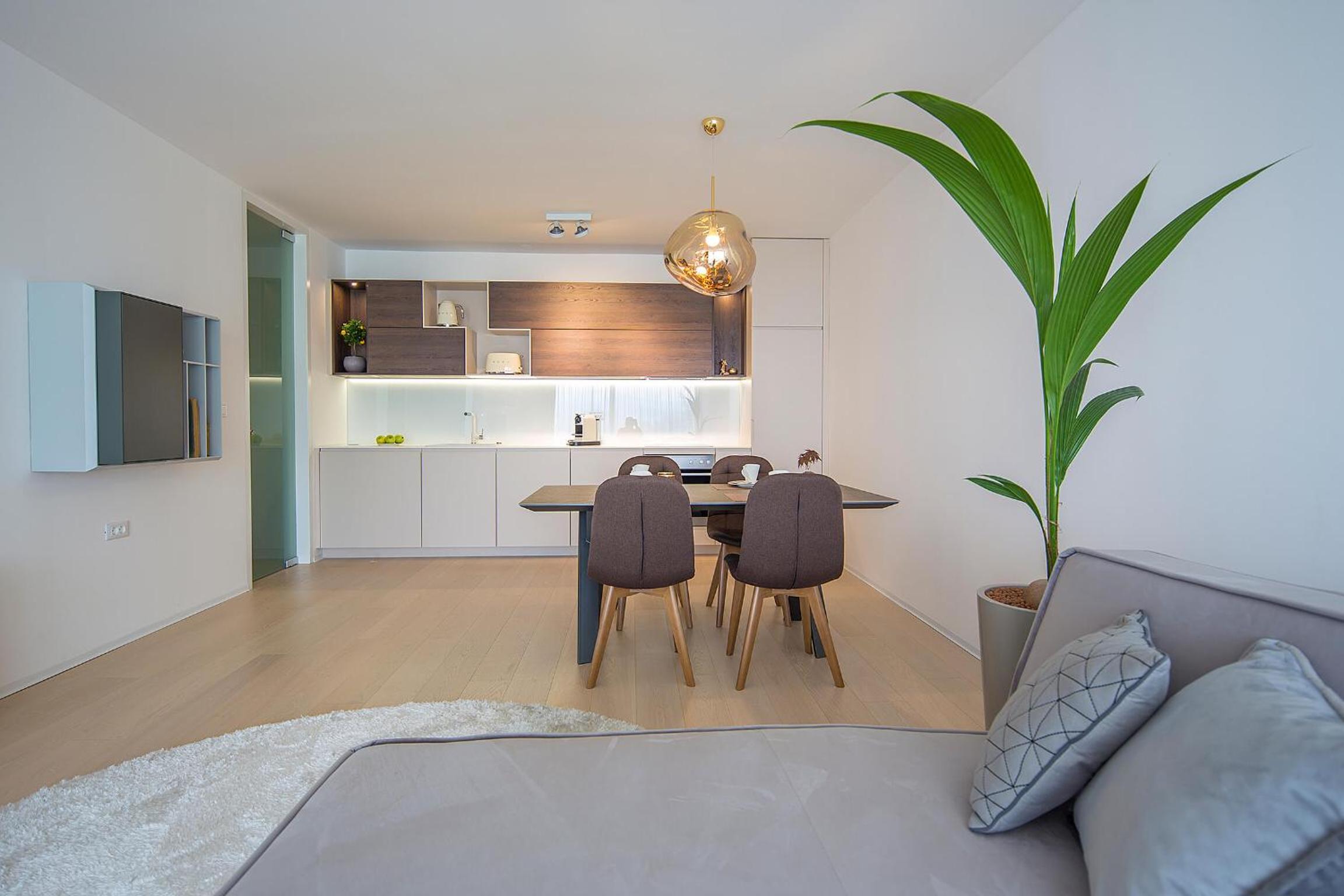 Deluxe One-Bedroom Apartment With Sea View photo 2