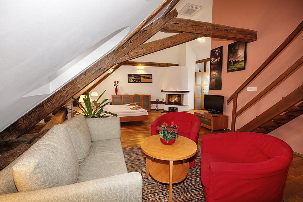Apartment with Fireplace