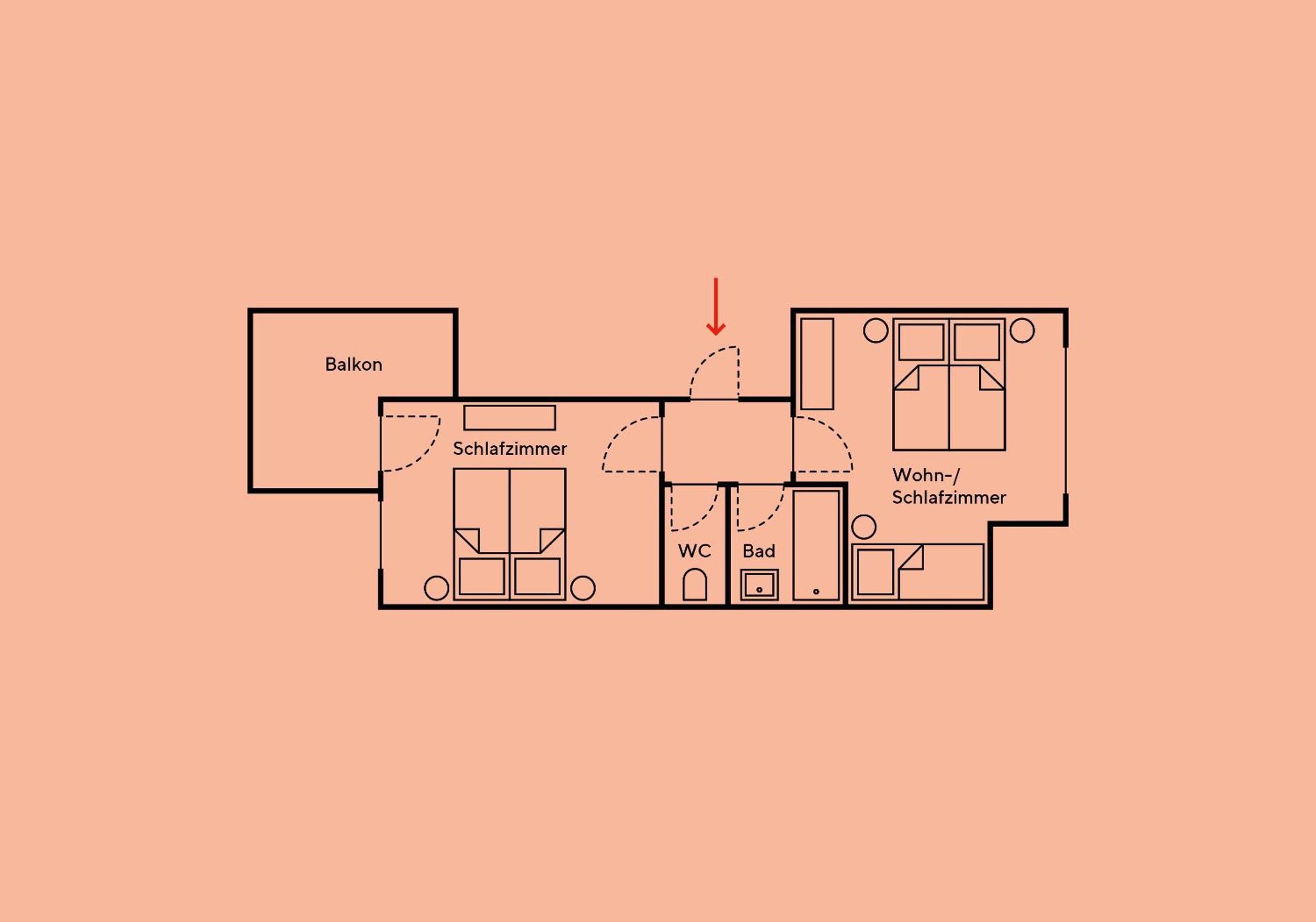 Two-Bedroom Apartment photo 2
