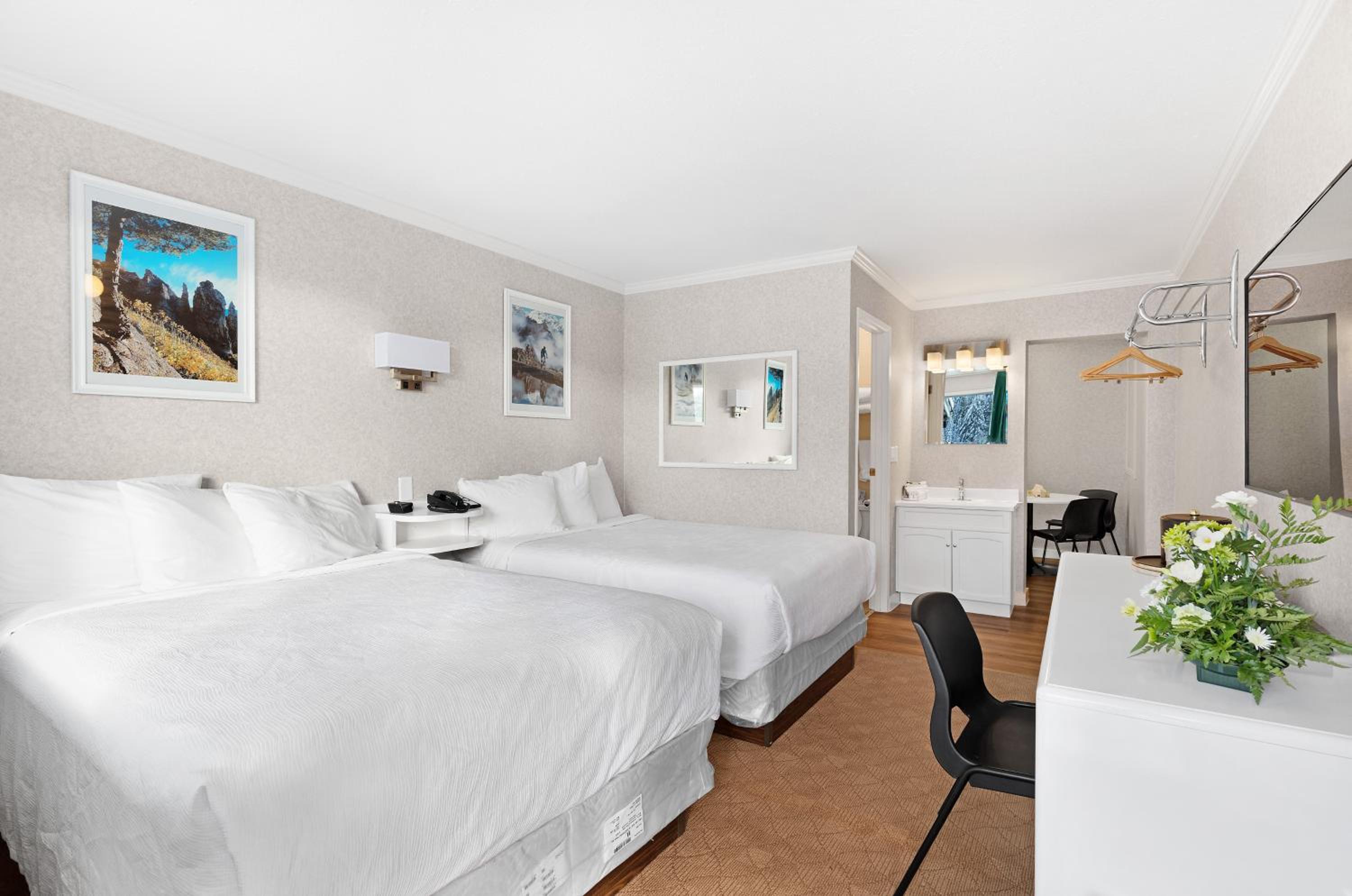 Queen Suite with Two Queen Beds, Sofa Bed, Living Room and Kitchenette - Non-Smoking