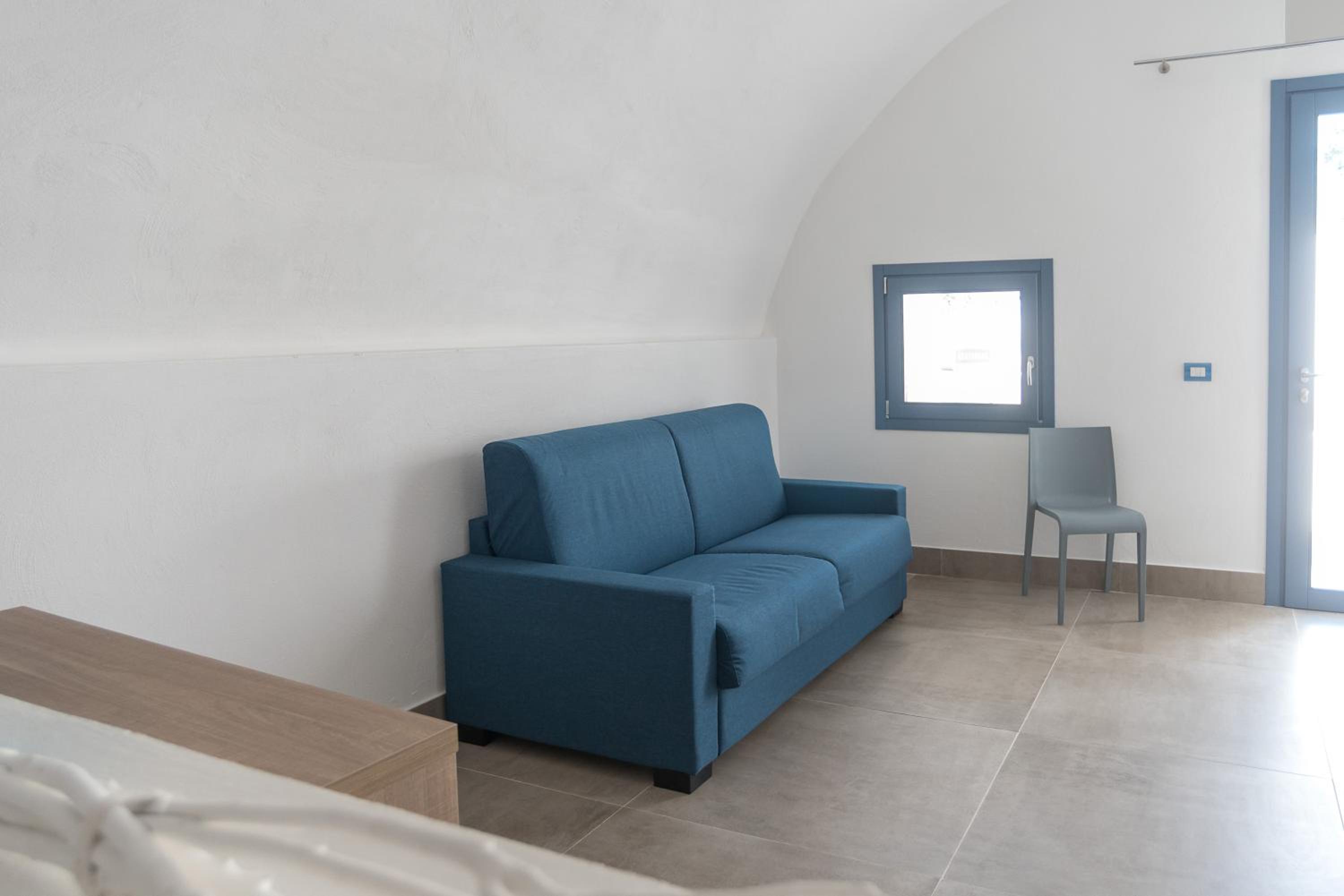 Vierbettzimmer mit Gartenblick