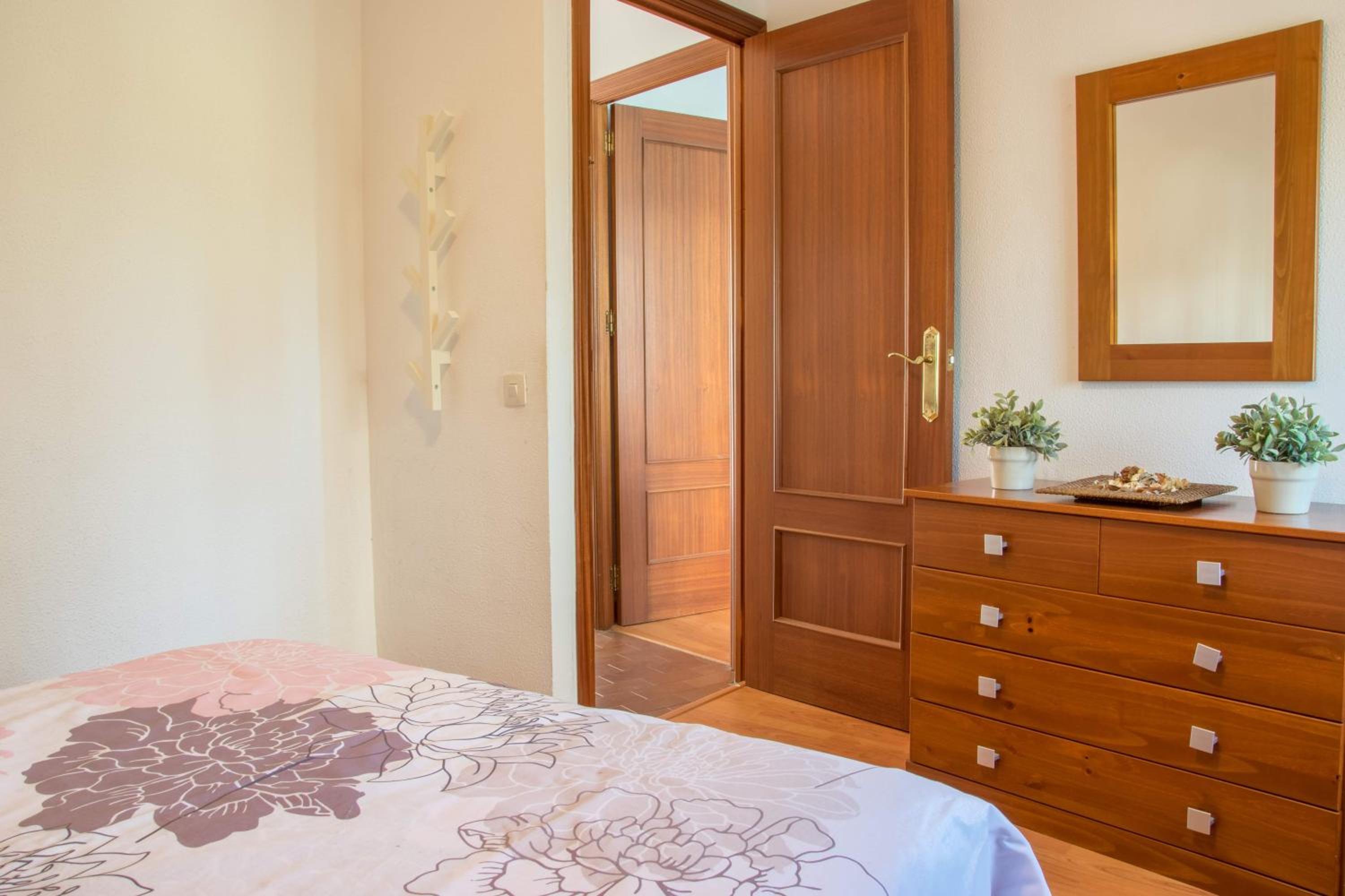Apartamento con vista al jardín