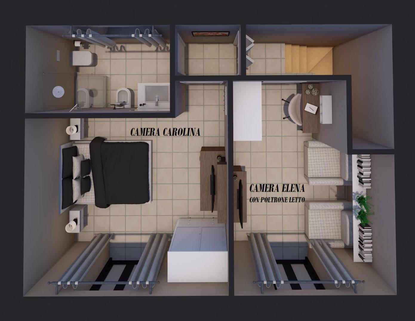 Double Room with Balcony - (Third floor - no elevator) photo 3