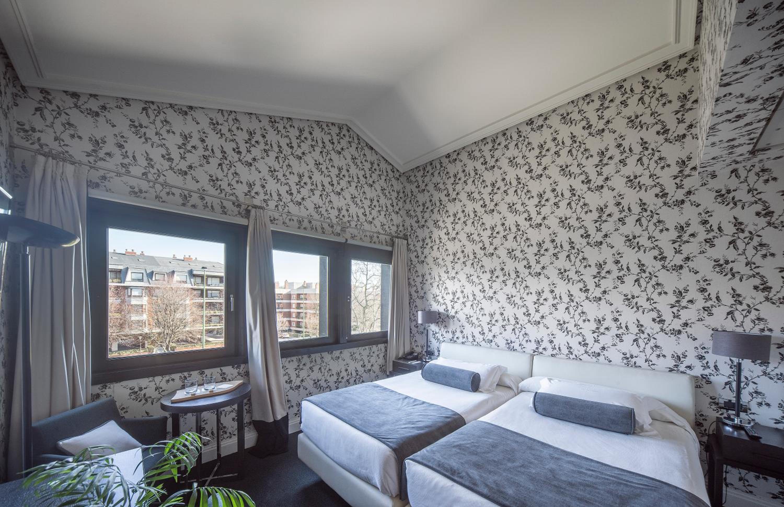 Habitación Doble o con Dos Camas con Vista al Jardín