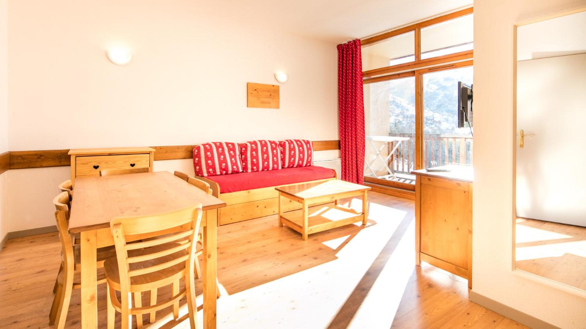 1 Bedroom Apartment with sleeping area for 5 people - Valloire View photo 2