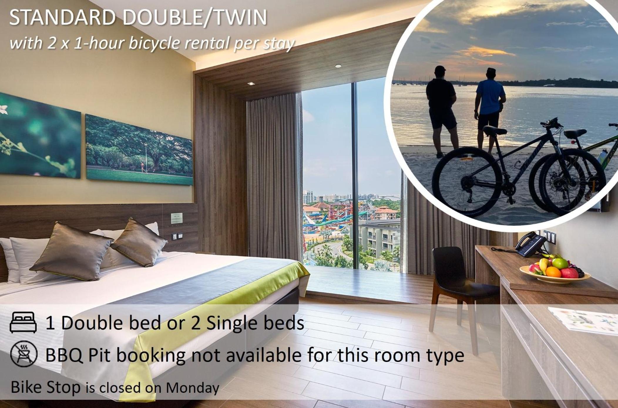 Double or Twin room with 2x 1 hour bike rental