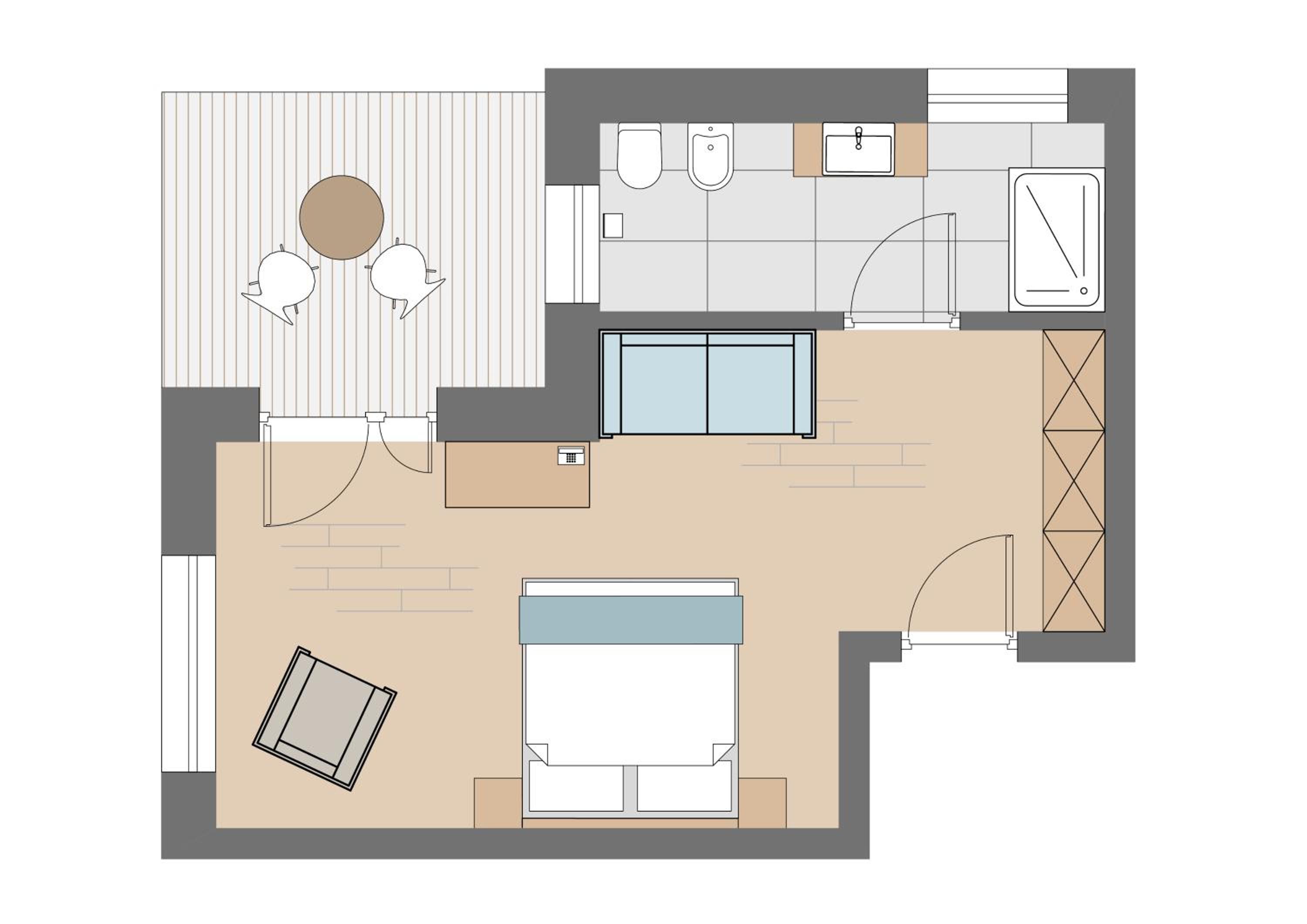 Double Room with Balcony - Photo 9
