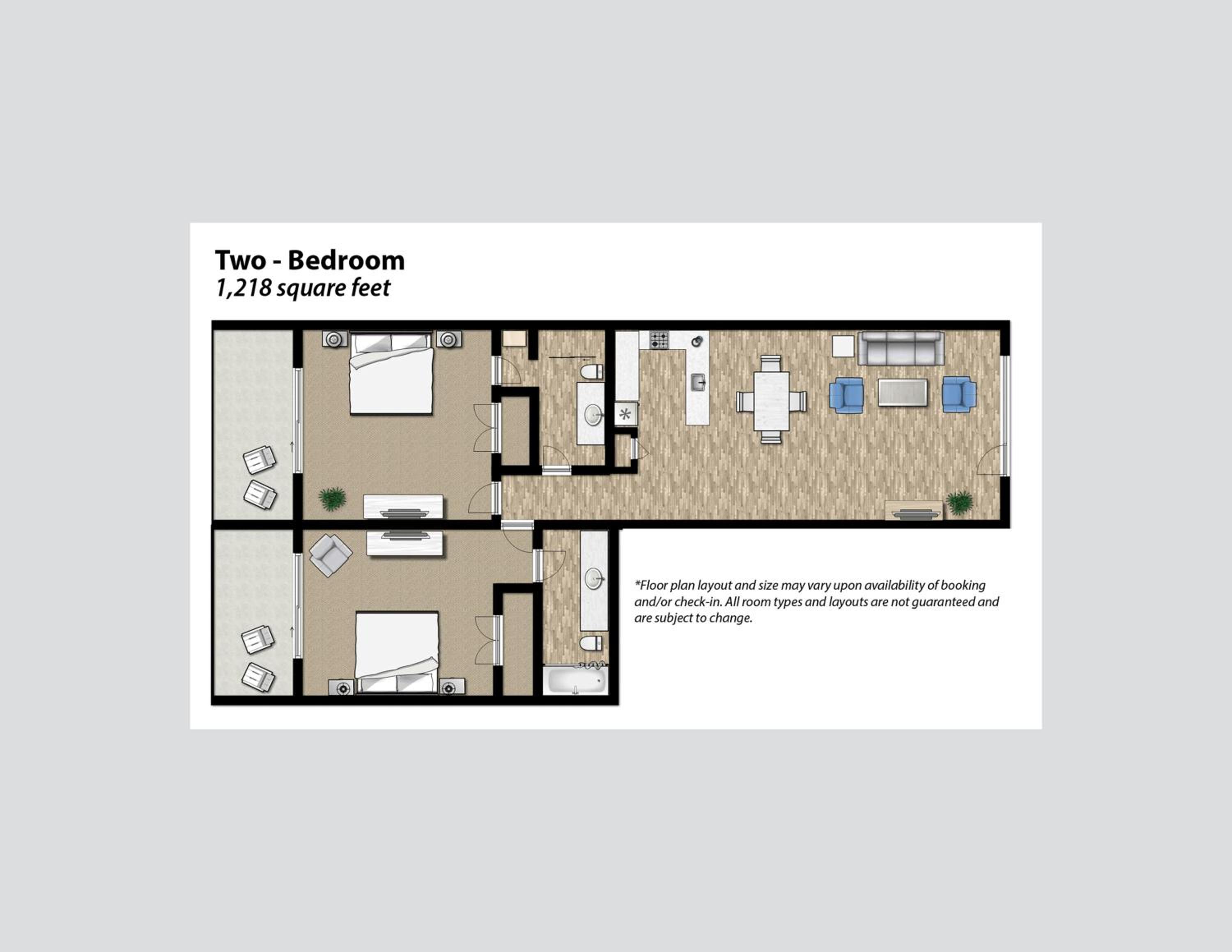 Two-Bedroom Suite - Photo 9