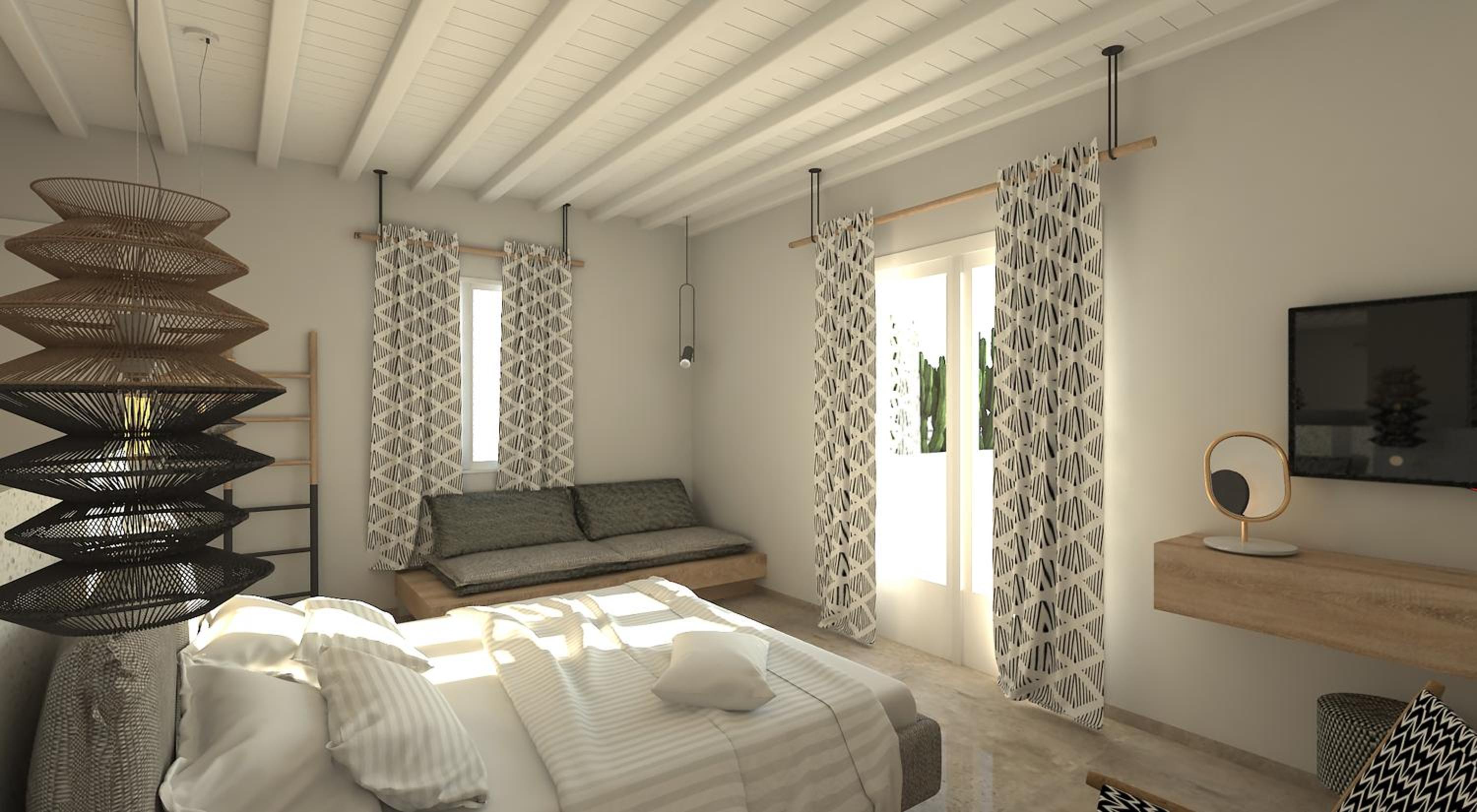 Superior Triple Room with Side Sea View and Outdoor Hot tub  - Photo 4