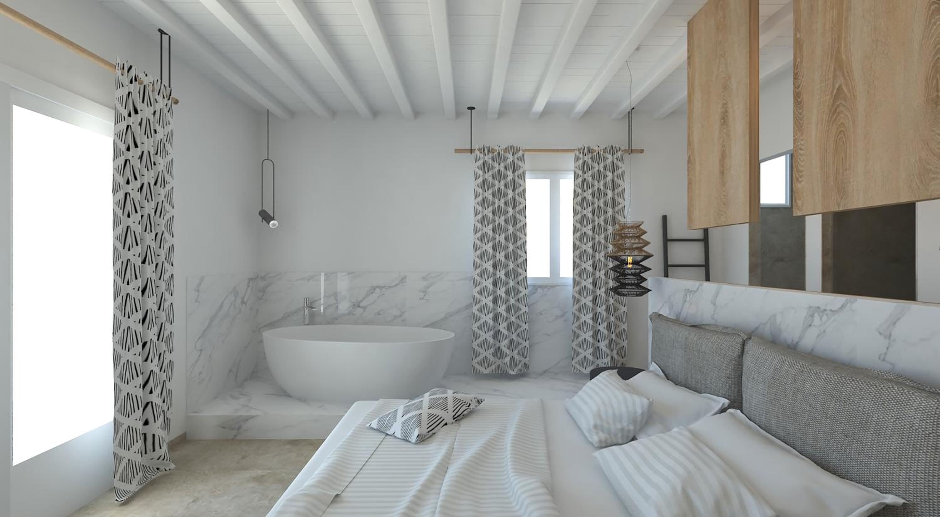 Junior Suite with Bathtub and Sea View  - Photo 3