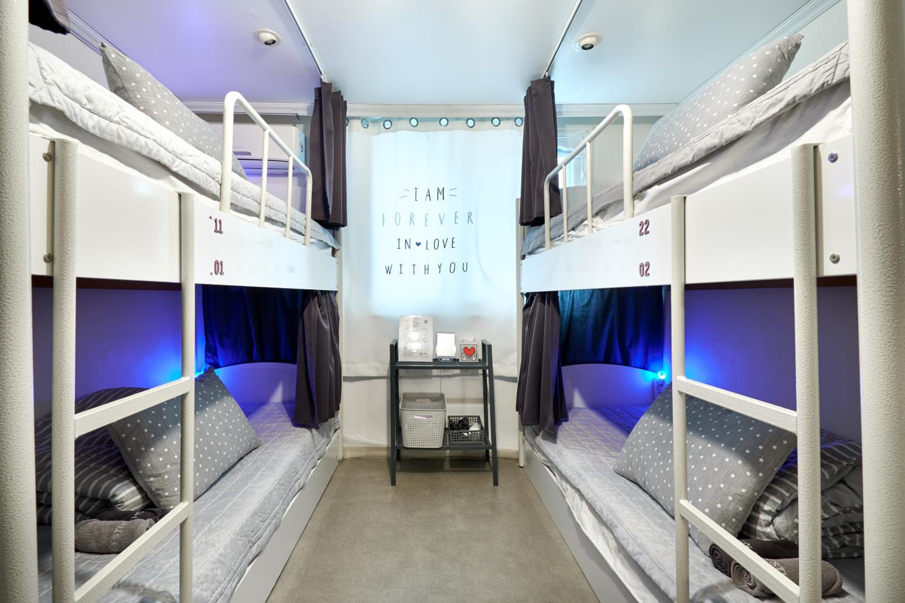 Bed in 6-Bed Female Dormitory Room