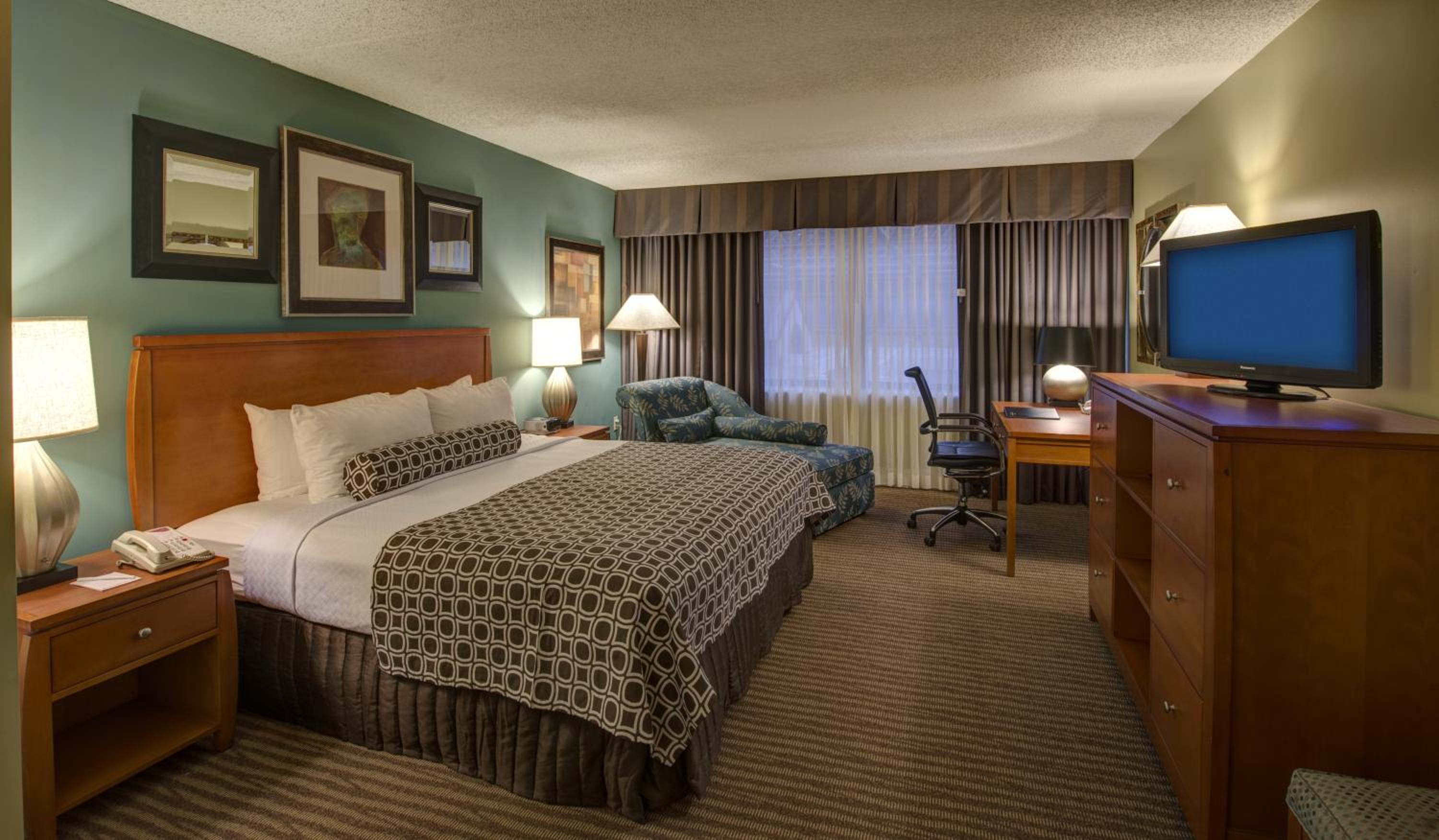 Queen Room with Roll-In Shower - Mobility Accessible/Non-Smoking
