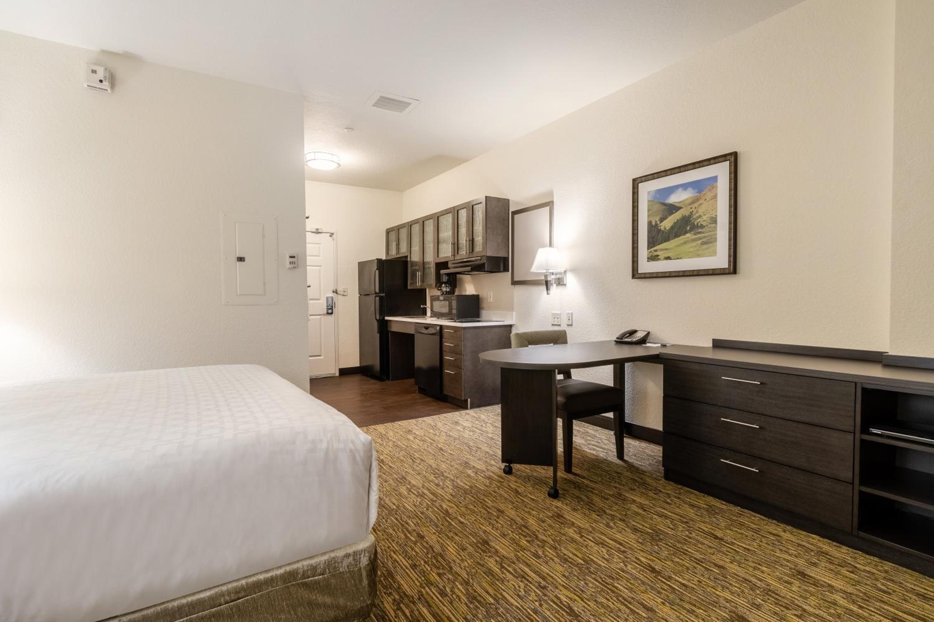 Studio Queen Suite with Accessible Roll-In Shower
