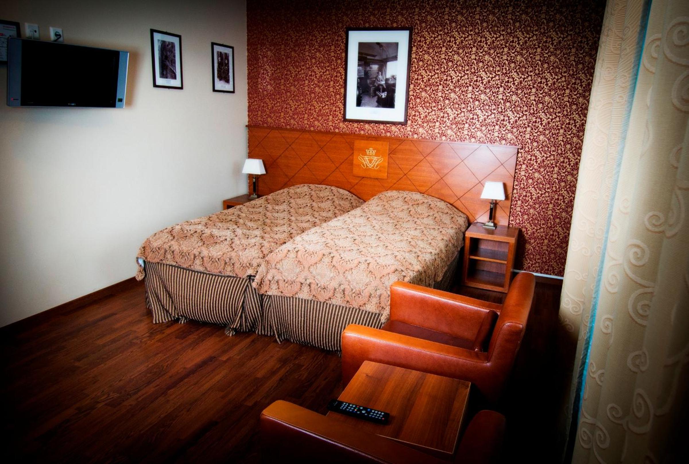 Standard Double Room in the station building, with railway view