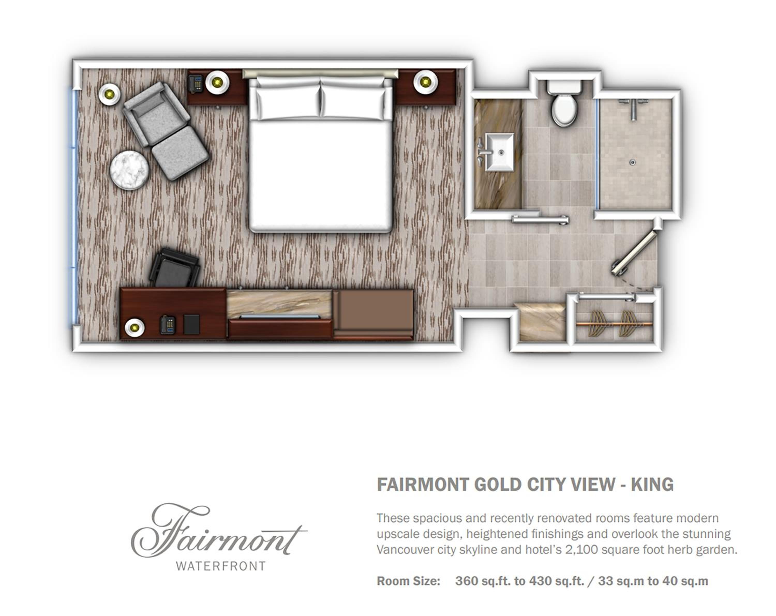 Fairmont Gold City View King Room - Photo 15