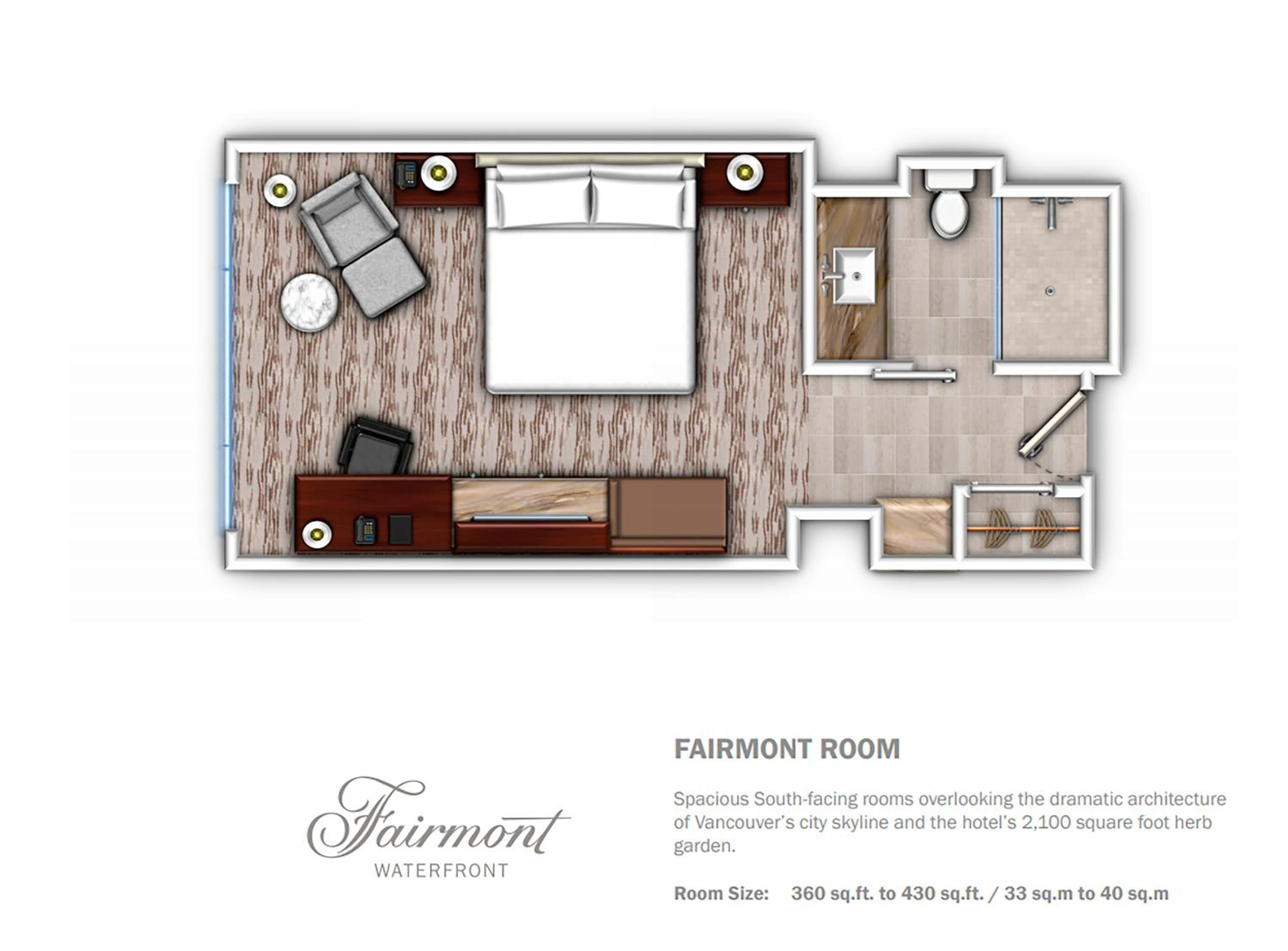 Fairmont City View Room with King Bed
