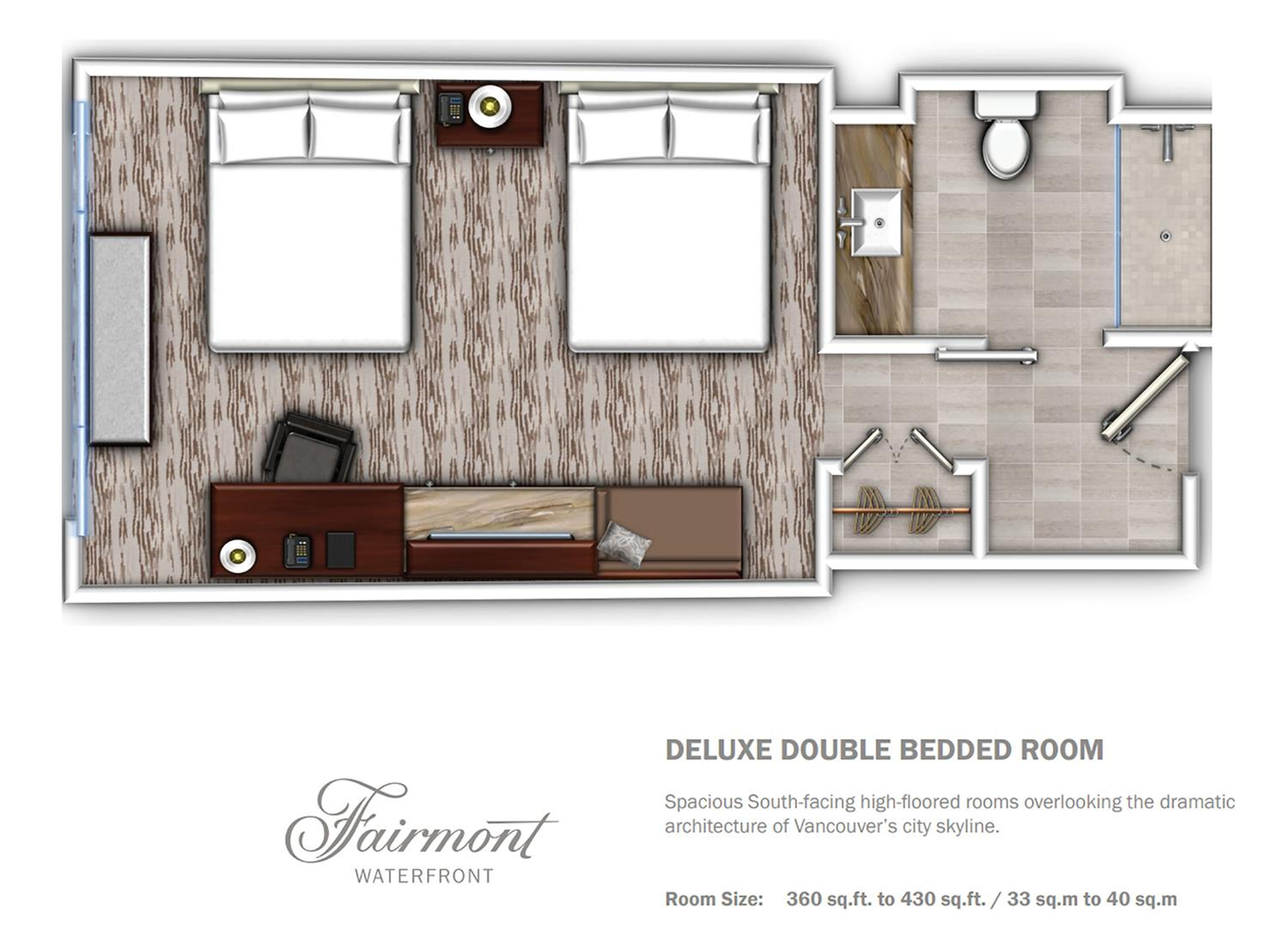 Deluxe Partial Harbor View Room with Two Double Beds thumbnail 6