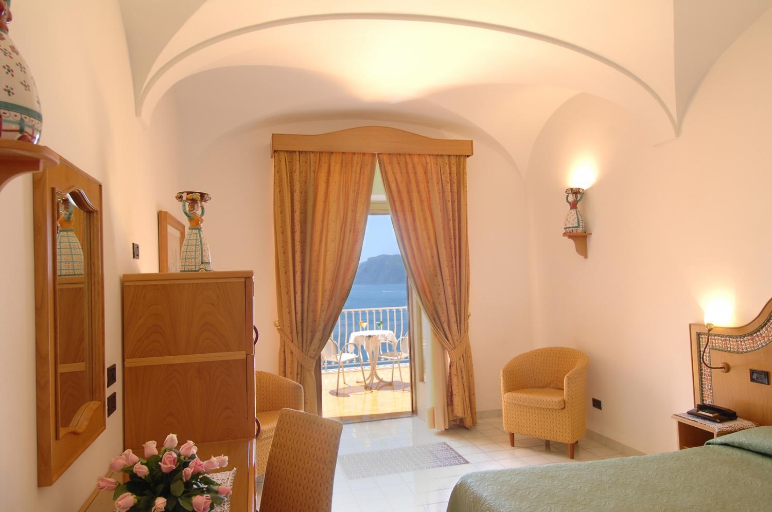 Chambre Double Classique avec Terrasse & Vue sur Mer