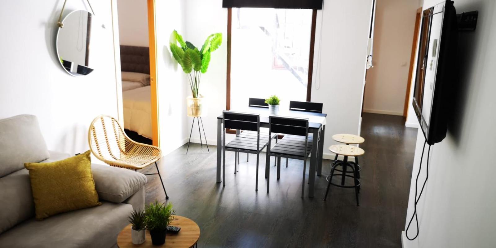 Apartamento de dos habitaciones
