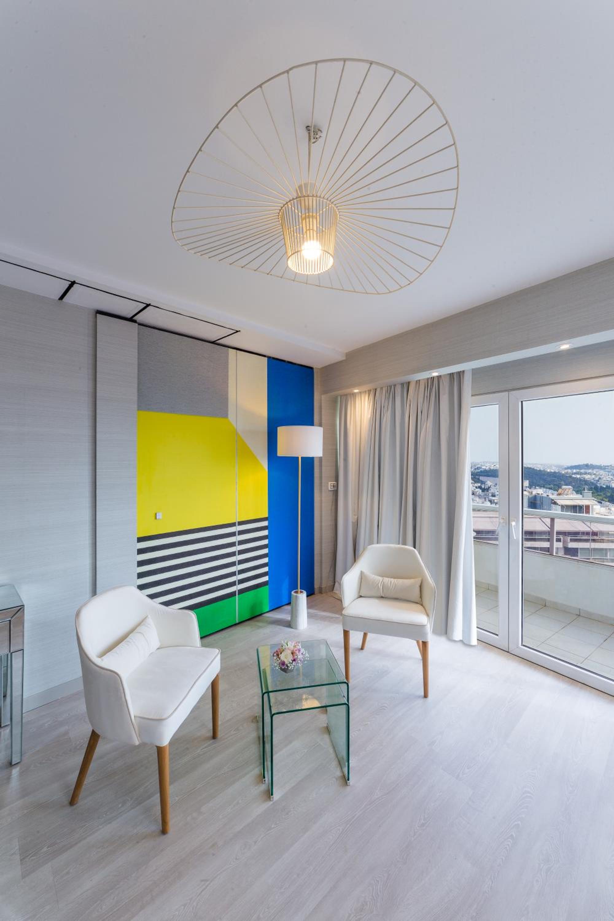 Premium Room with Private Balcony & Panoramic Acropolis View photo 3