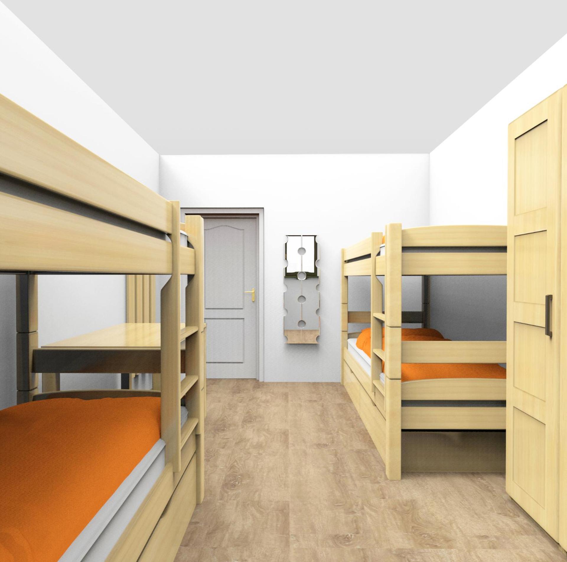 4-Bed Mixed Dormitory Room photo 1