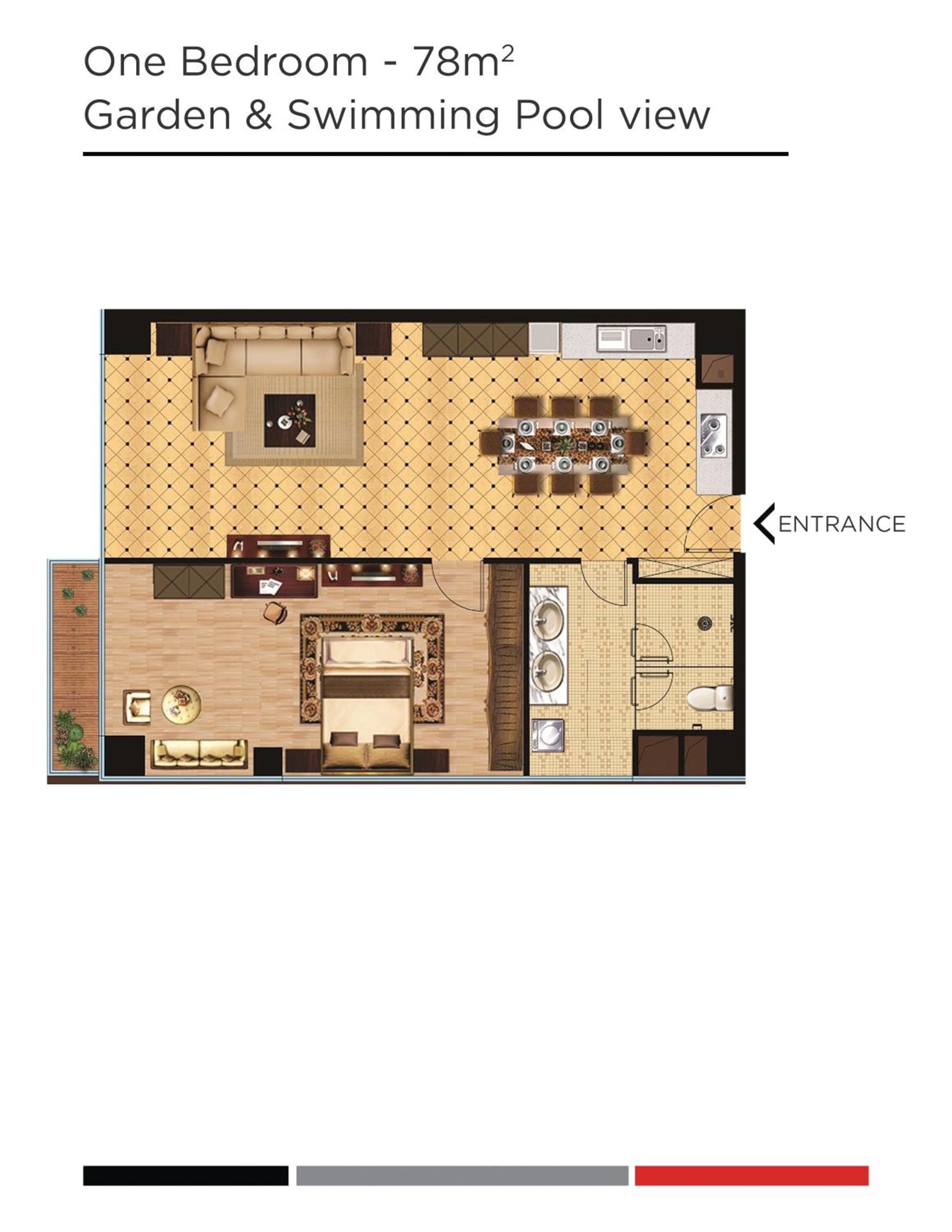 One Bedroom with Pool View - Photo 16