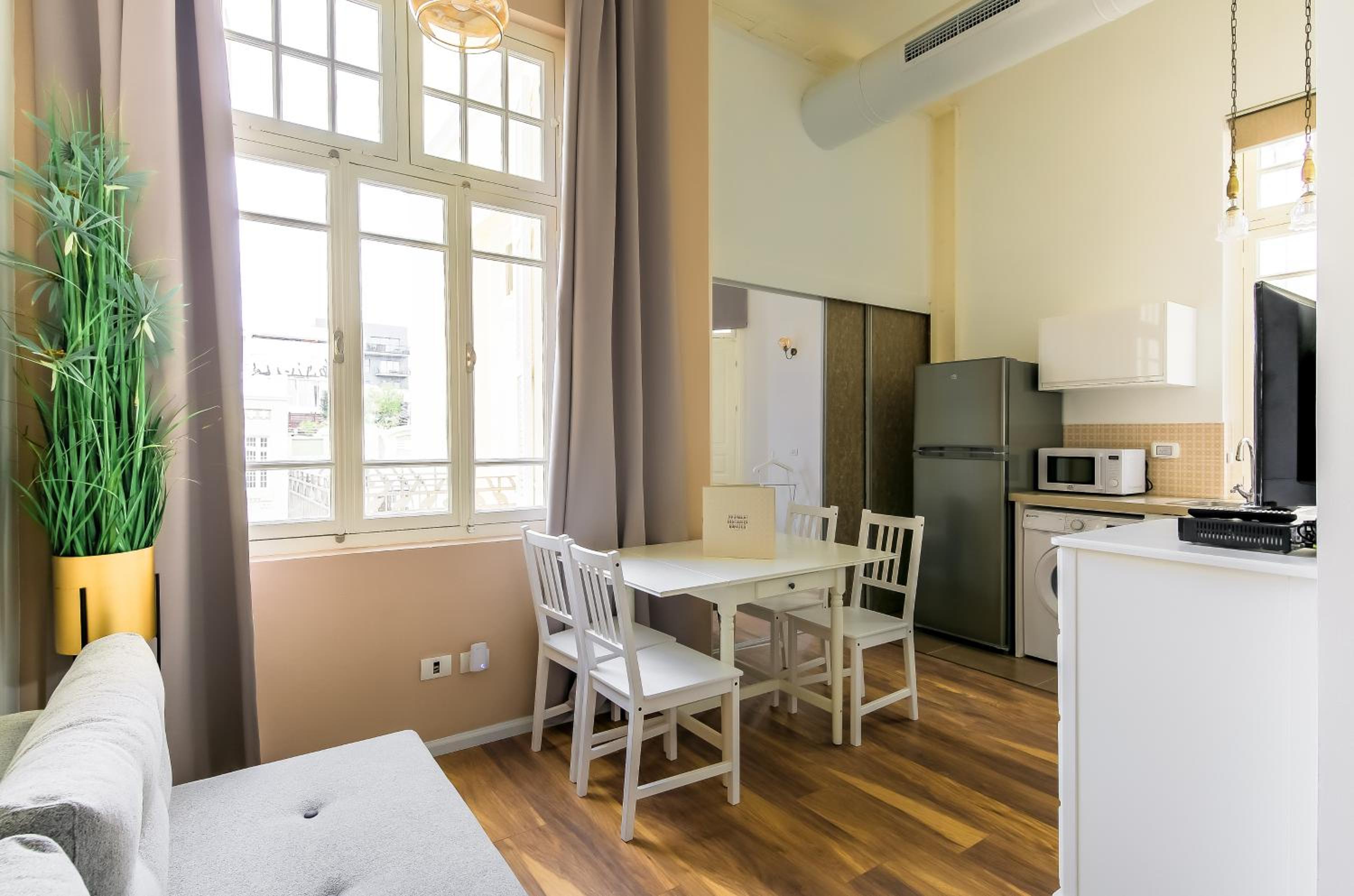 One-Bedroom Apartment with Balcony - Street View