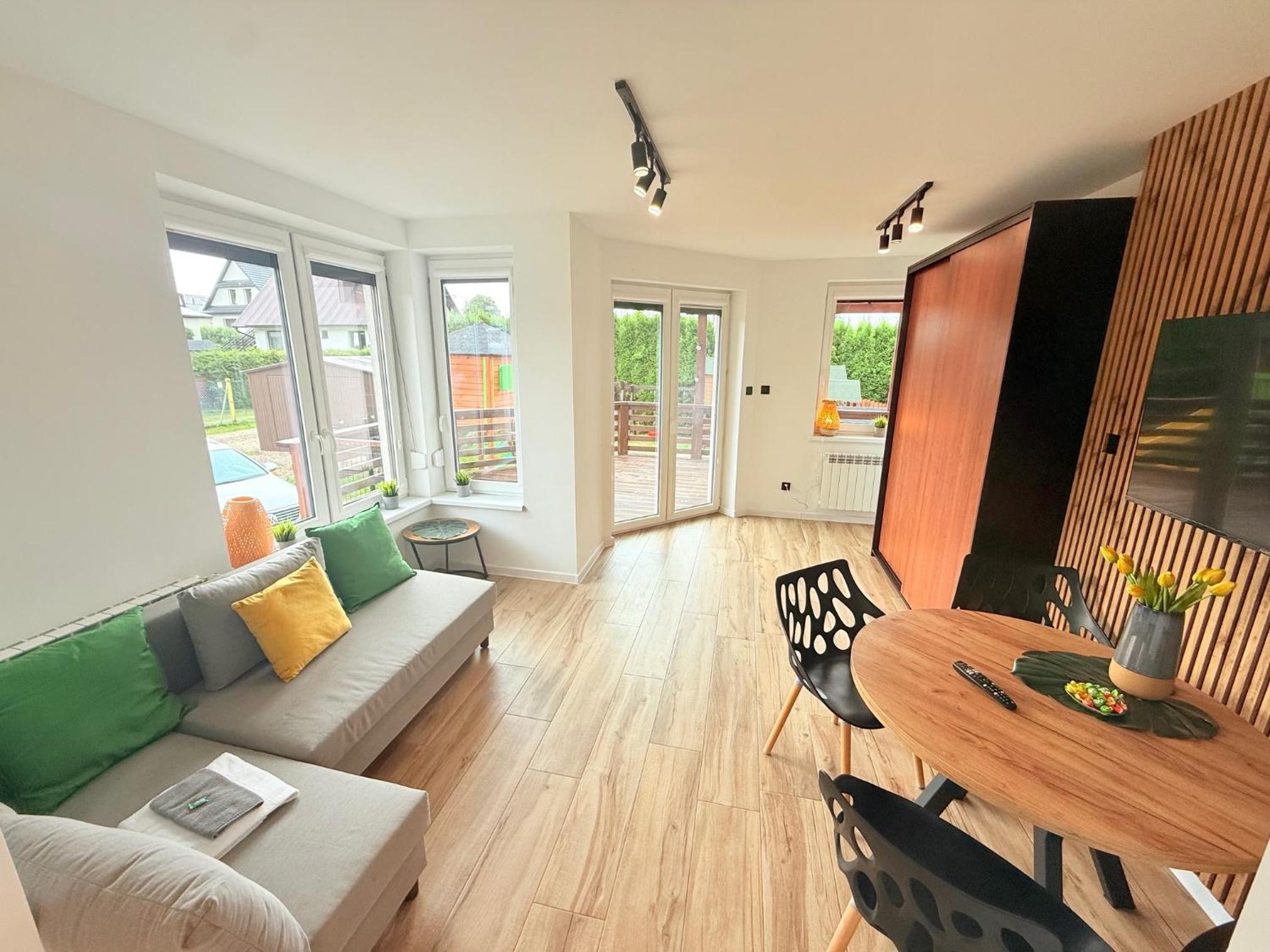Deluxe Two-Bedroom Apartment with Garden View