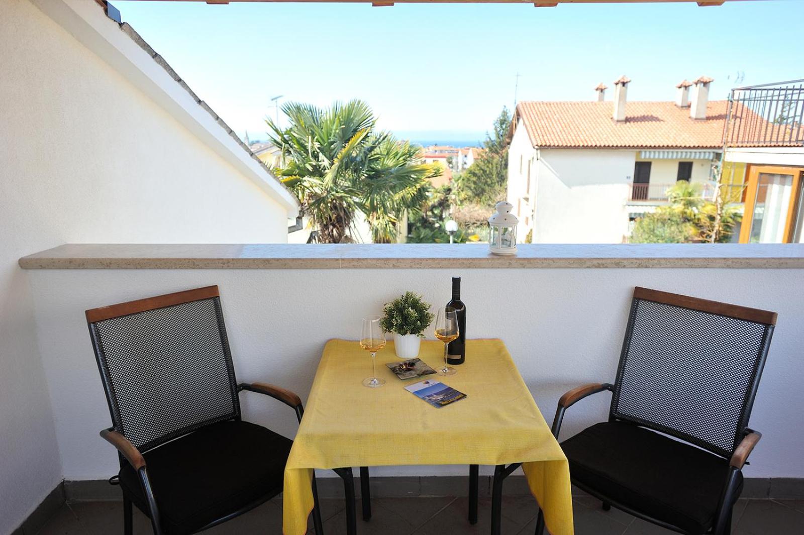 One-Bedroom Apartment with Balcony and Sea View