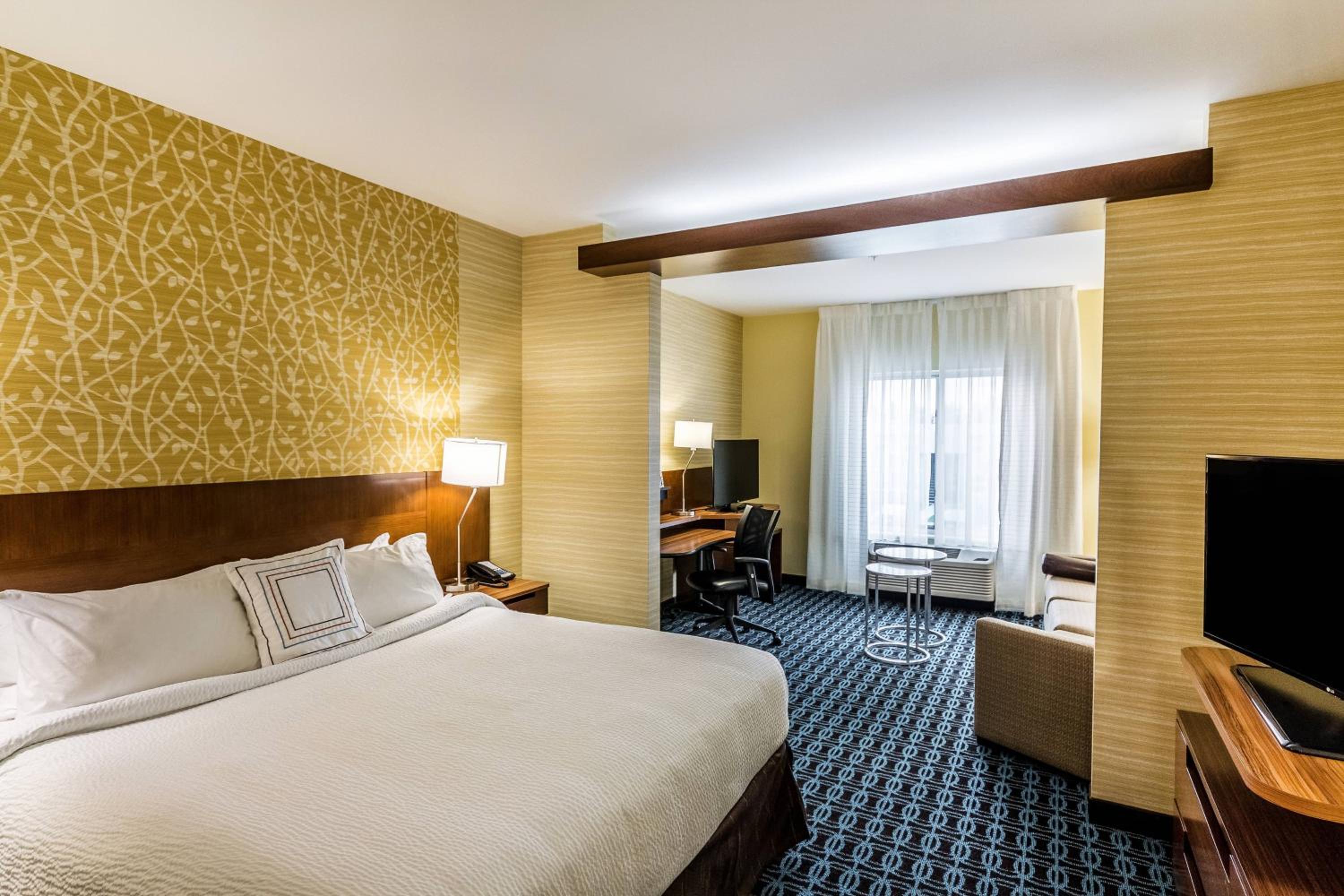 King Suite with Roll-In Shower and Sofa Bed - Mobility Access/Hearing Accessible