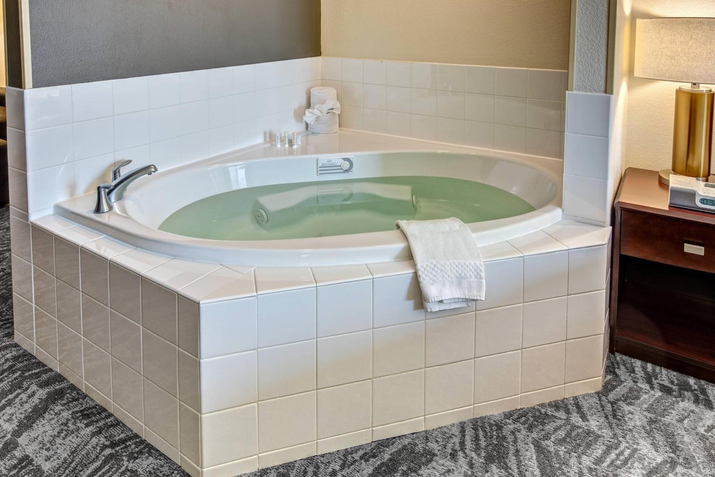 King Suite with Specialty Bathtub, Roll-In Shower and Trundle Sofa - Mobility Access/Hearing Accessible