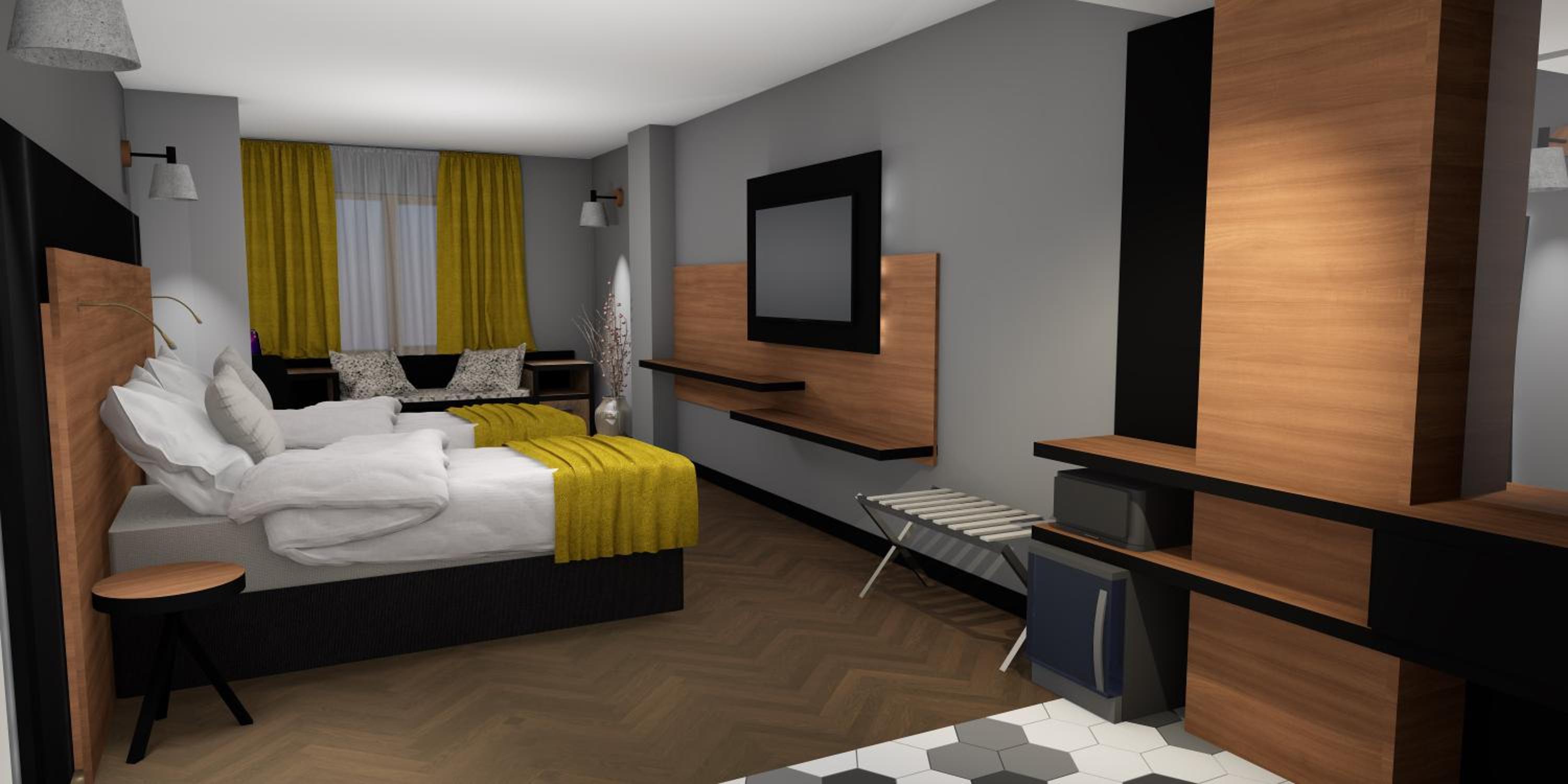 Standard Double Room with Arena View - Photo 7