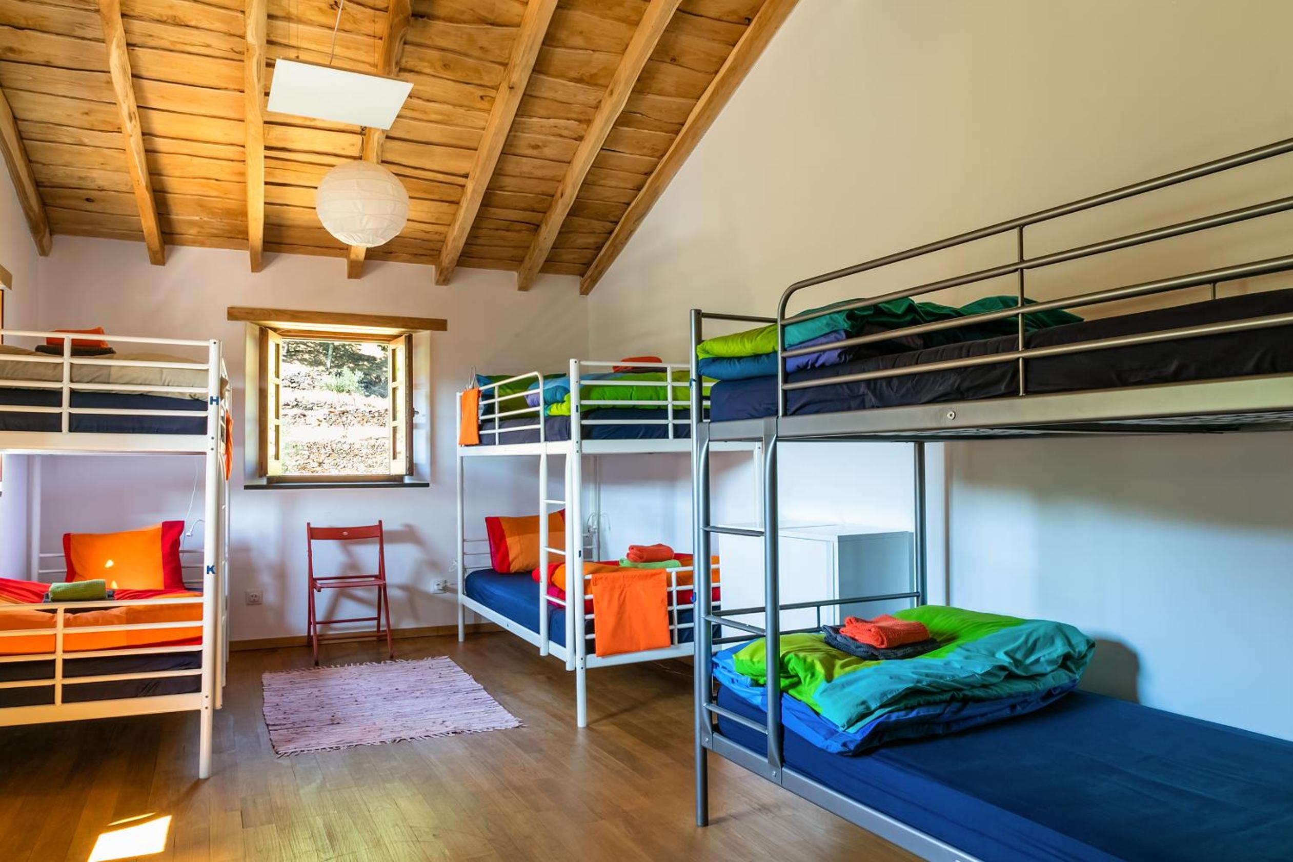 Bunk Bed In Female Dormitory Room