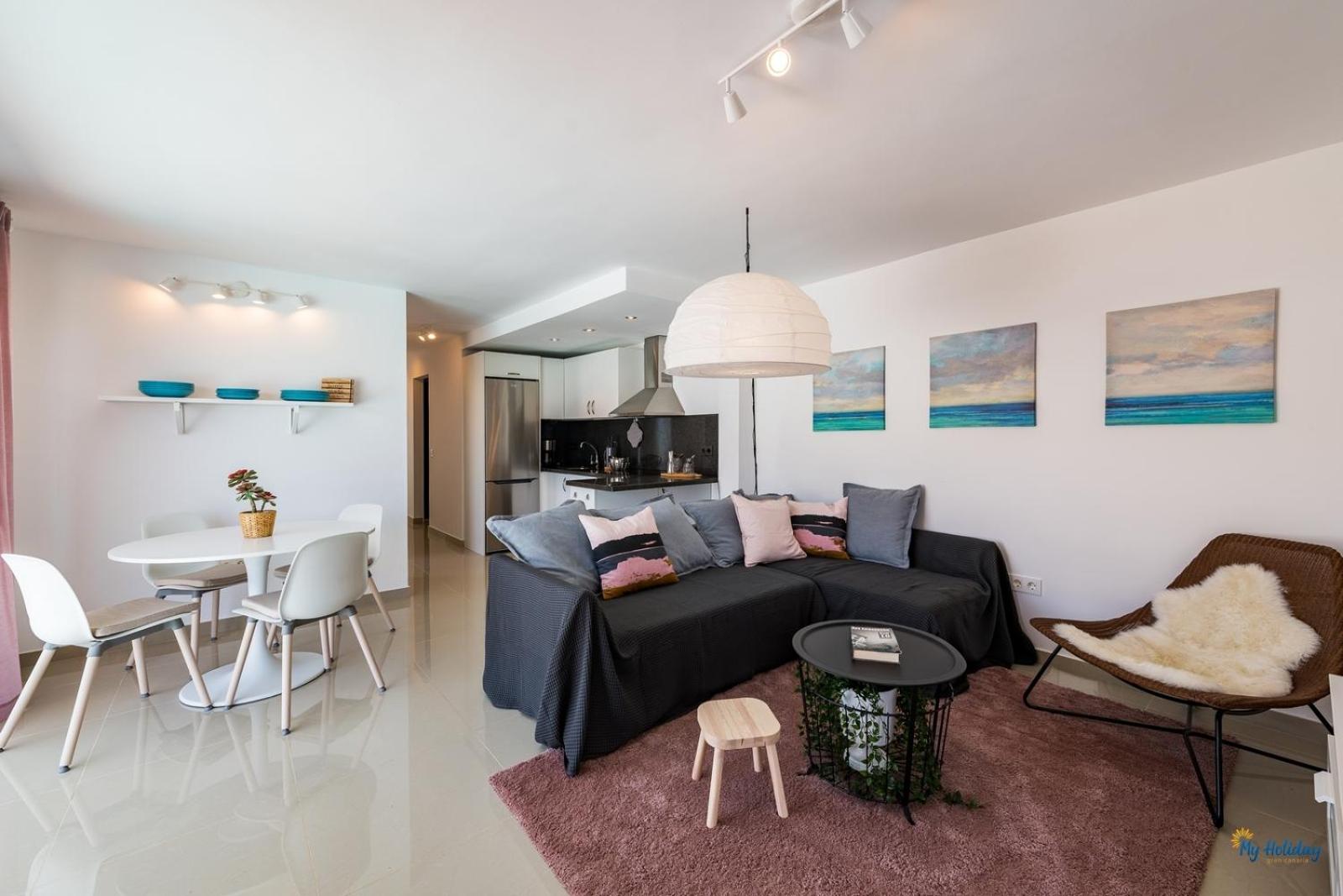 Apartamento de dos habitaciones