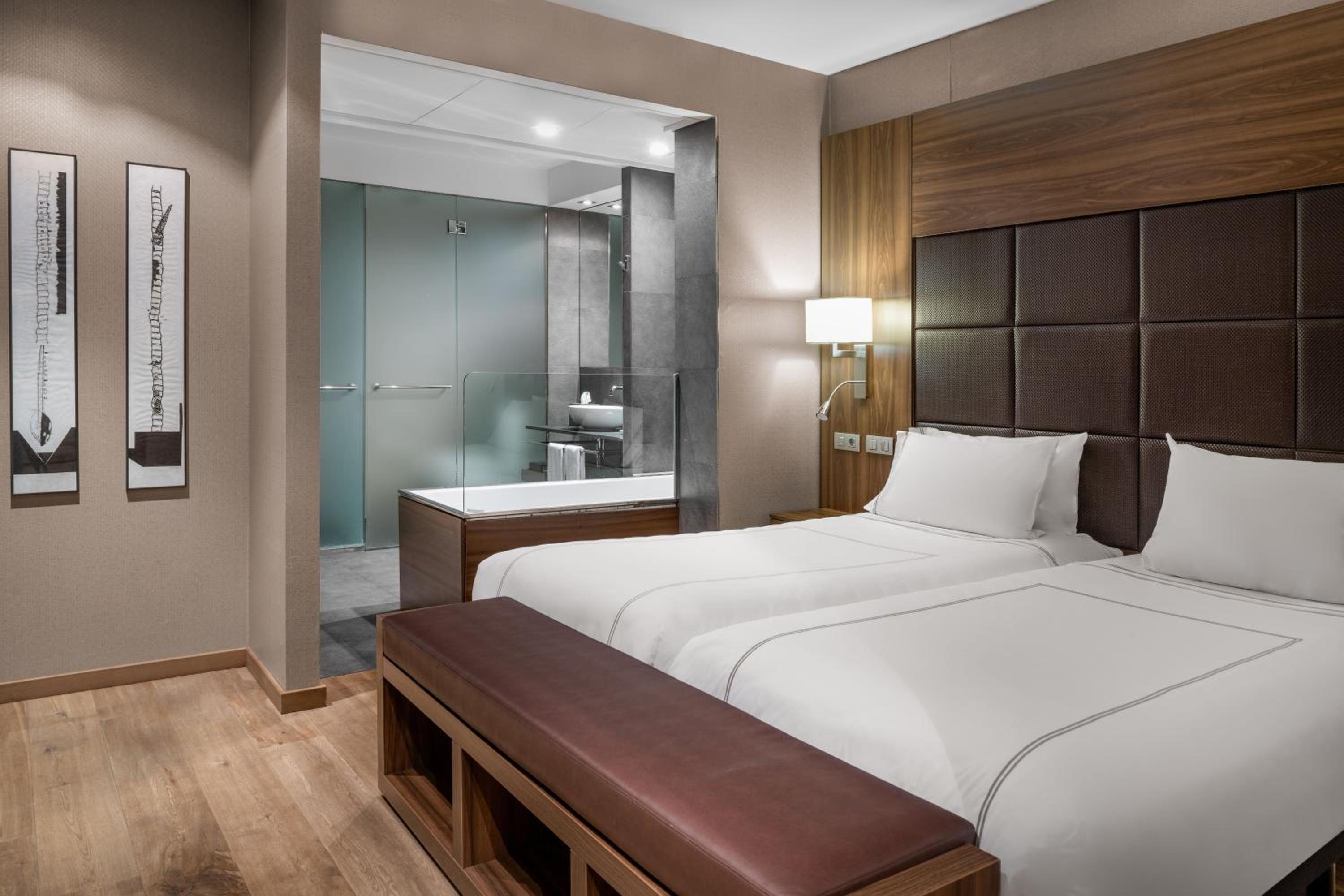 One-Bedroom Twin Suite with Sofa Bed and Mountain View